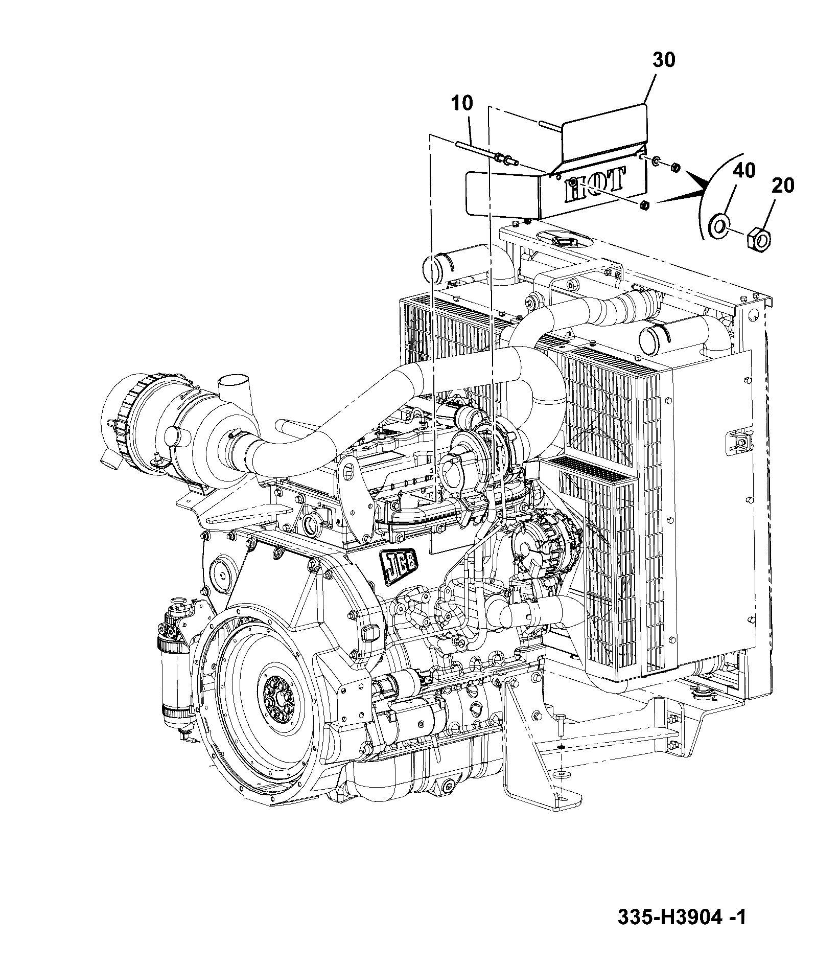 Ограждение 335/C2480 JCB