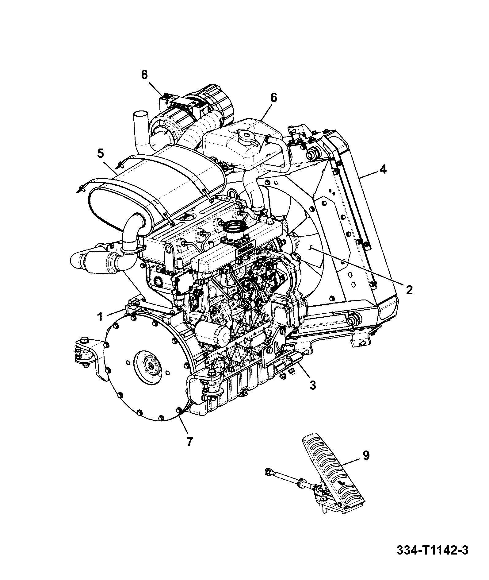 Сборка 334/T1156 JCB