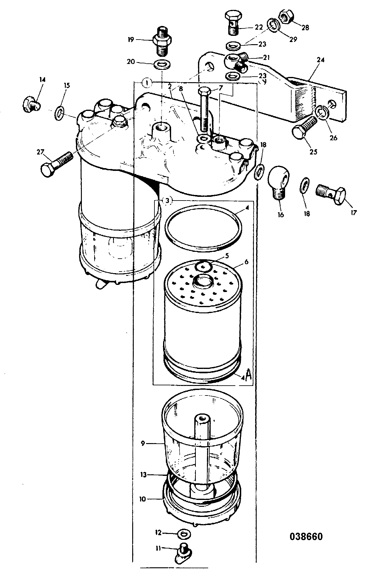 болт 0095344 JCB