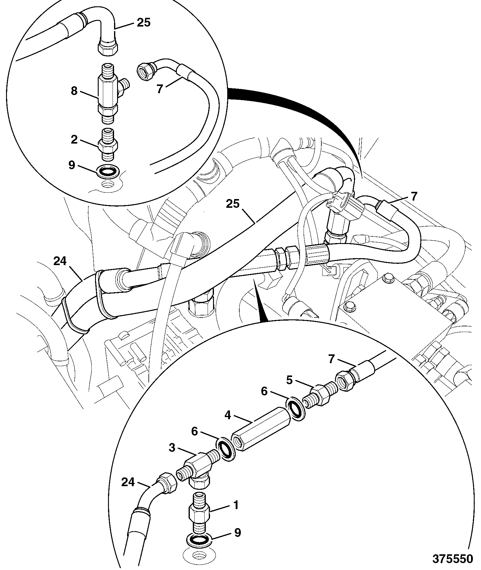 Переходник 816/13261 JCB