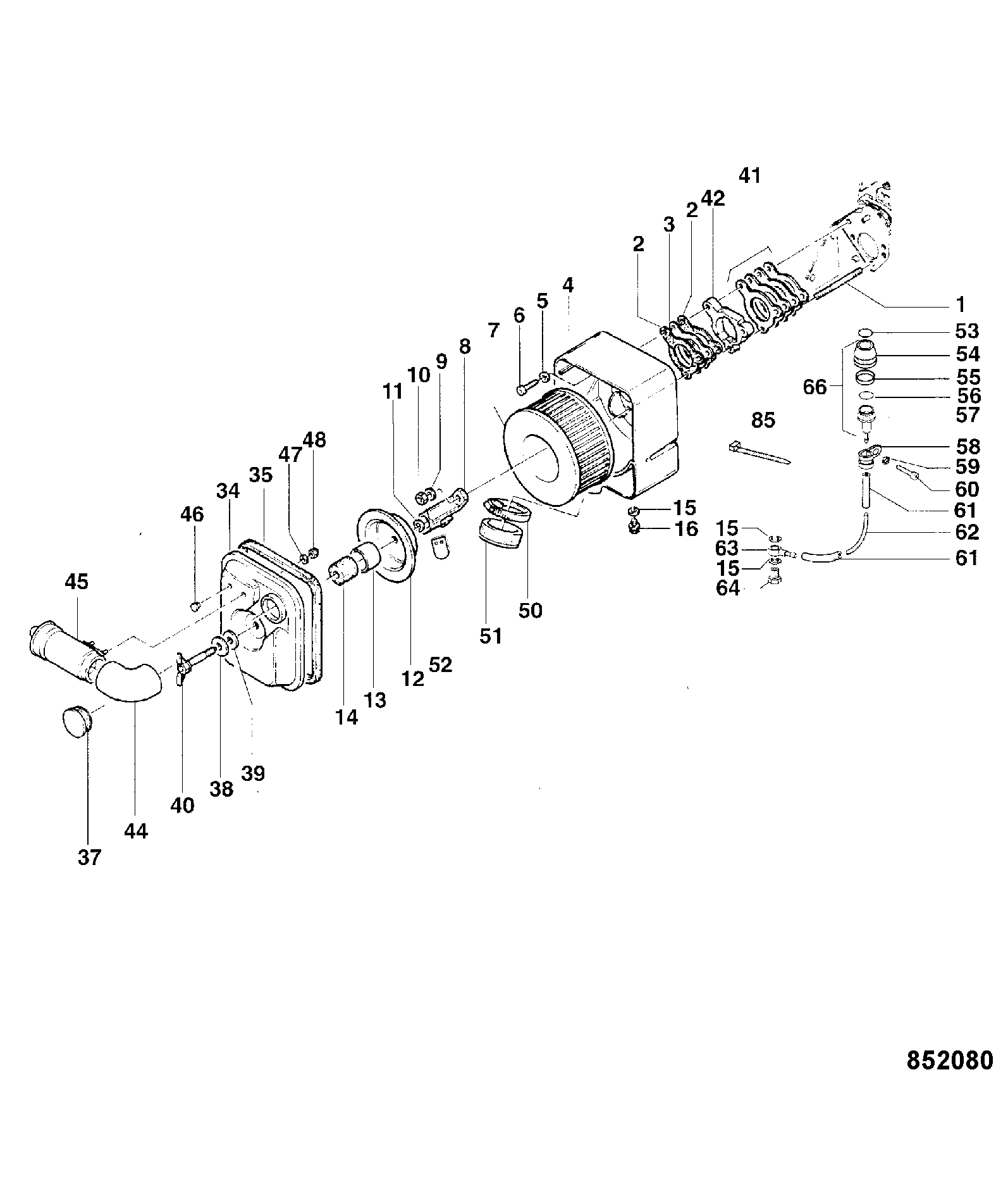 винт с головкой 2027/08045 JCB