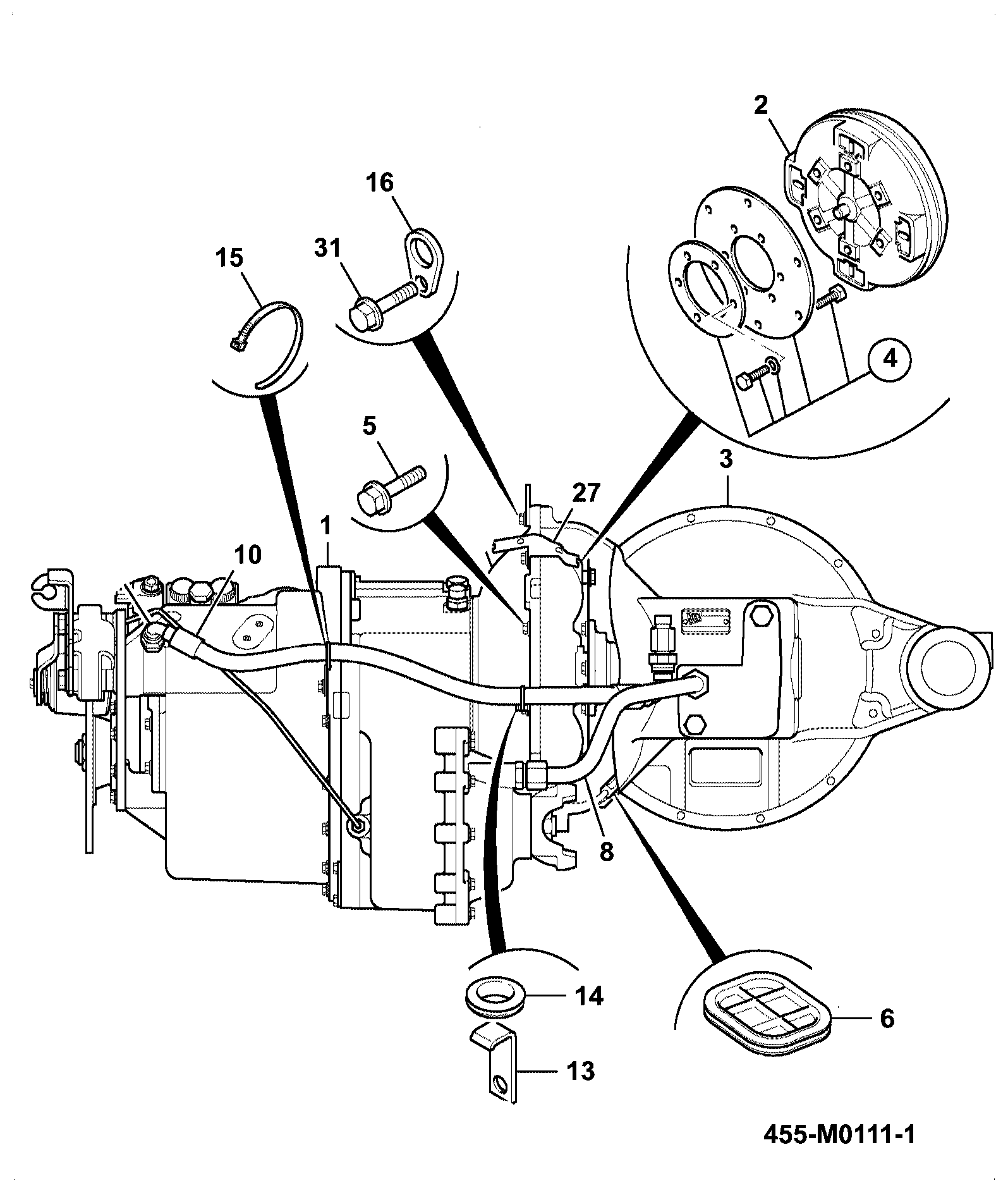 Коробка передач 442/M0047 JCB