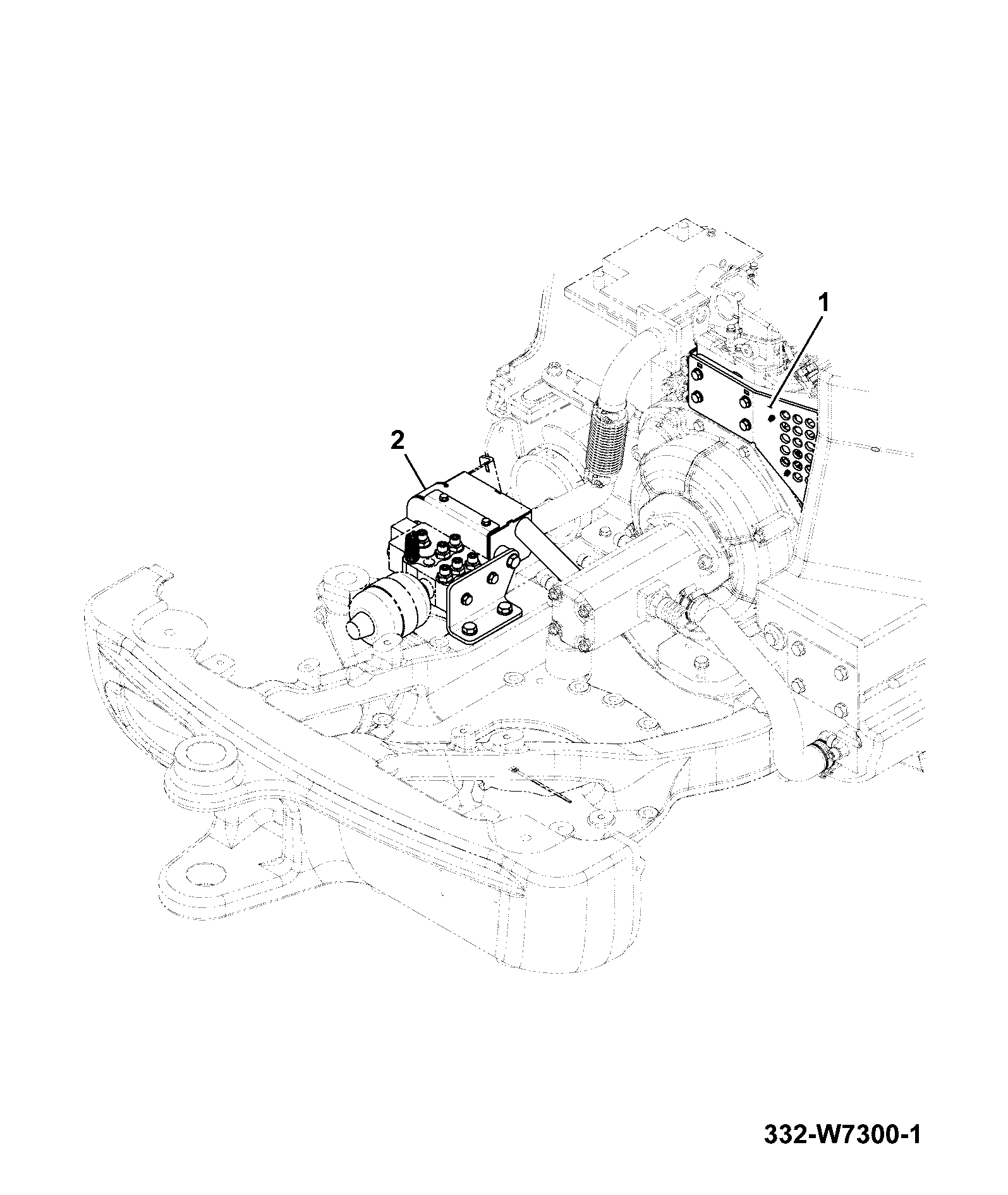 Крышка 332/W7333 JCB