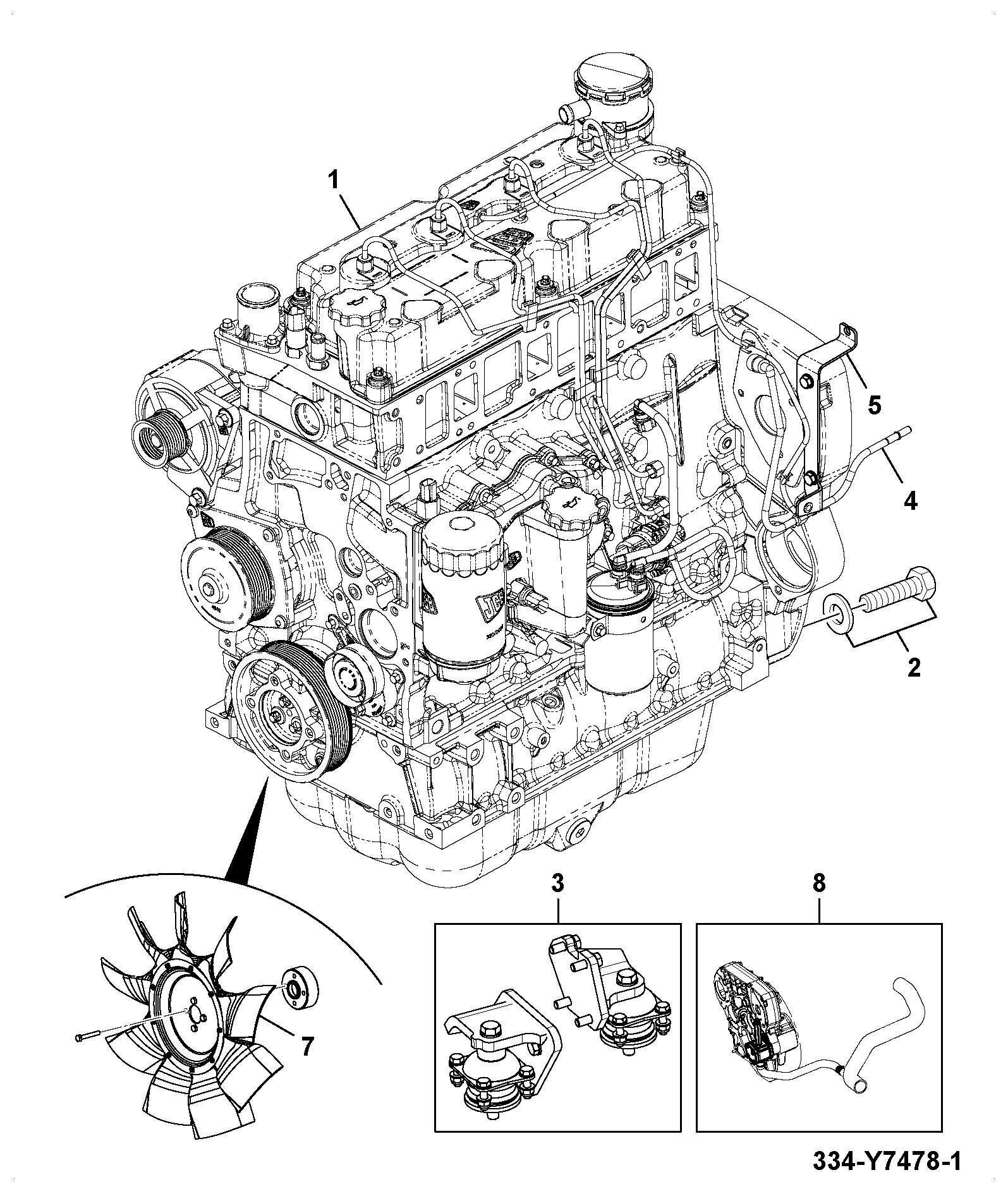Установка 128/15147 JCB