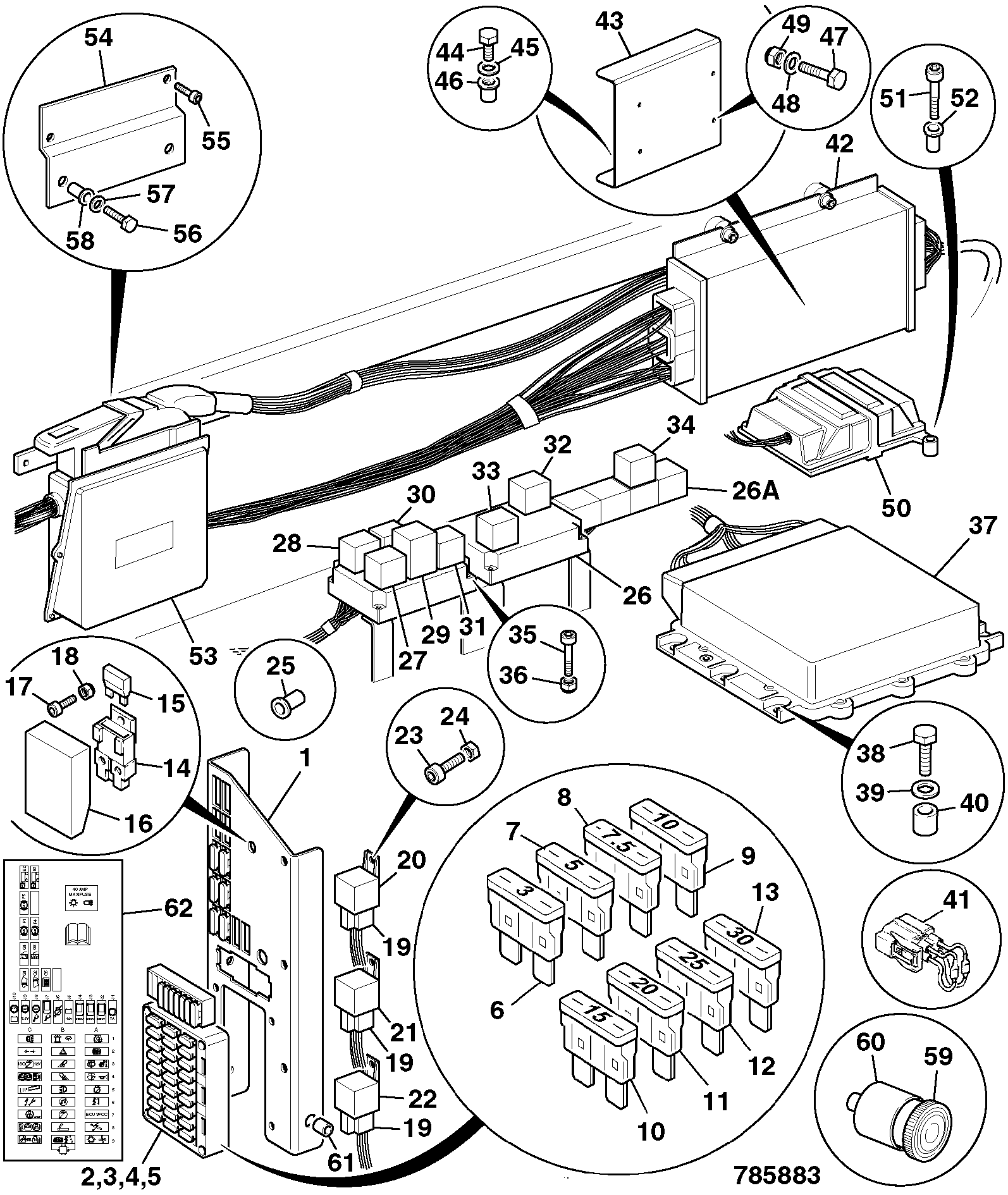корпус 331/45129 JCB