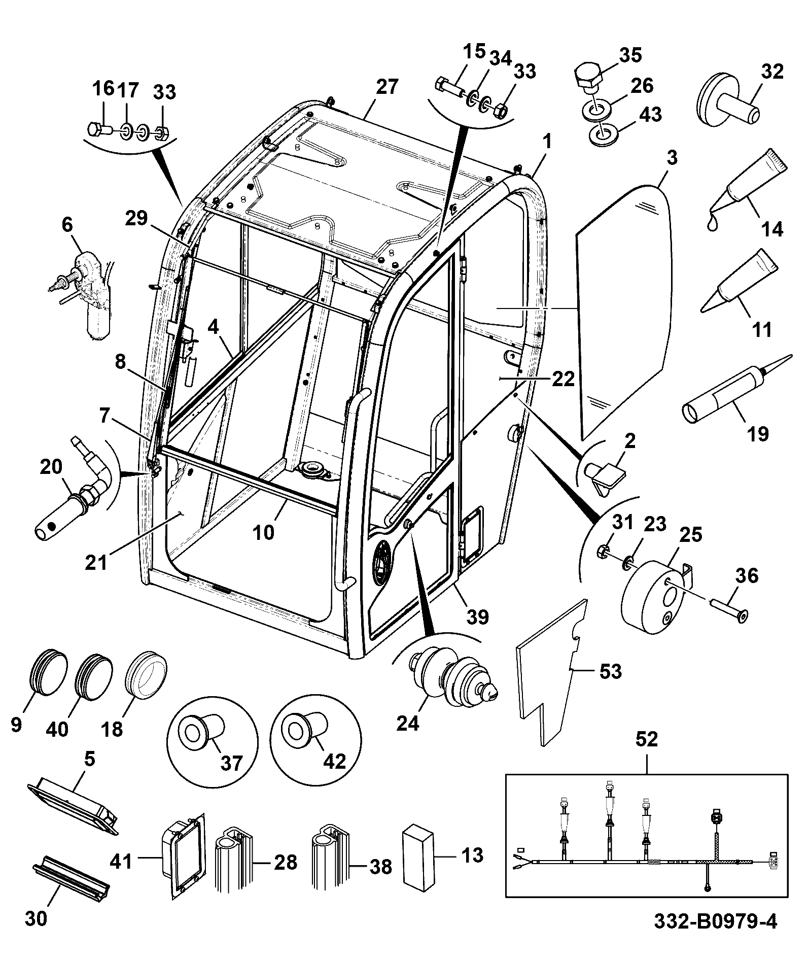 уплотнение 926/09800 JCB