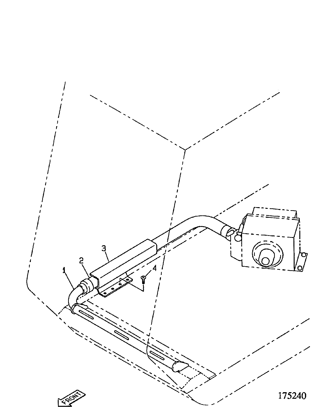 Кронштейн JHN0064 JCB