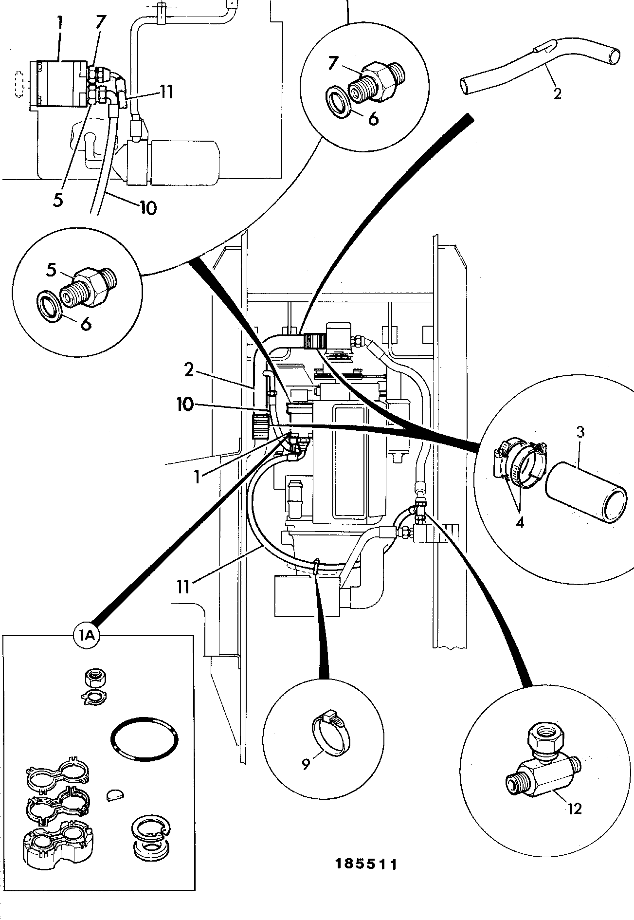 Шланг 613/28500 JCB