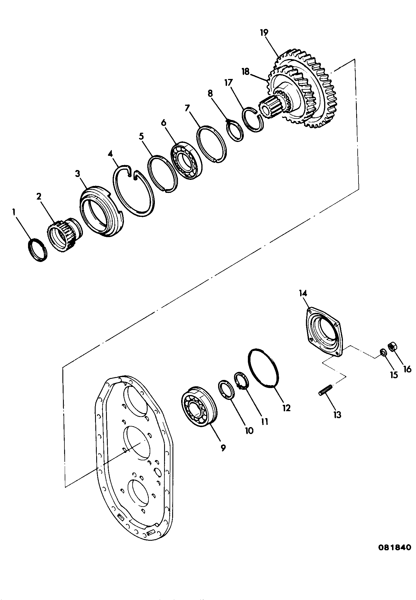 кольцо 224173 JCB