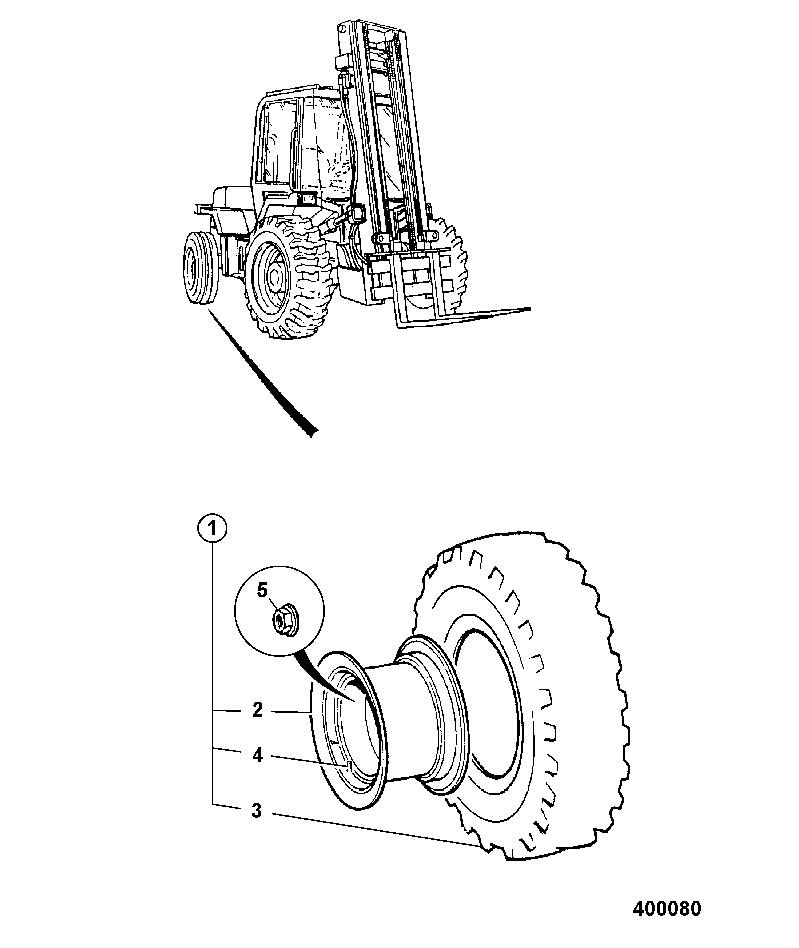 колесо 331/47660 JCB