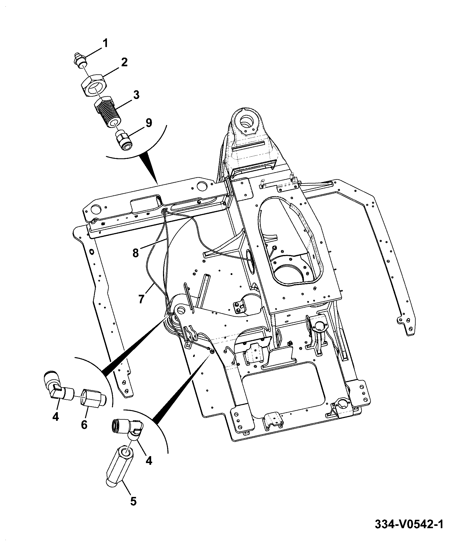 Шланг 334/V0746 JCB
