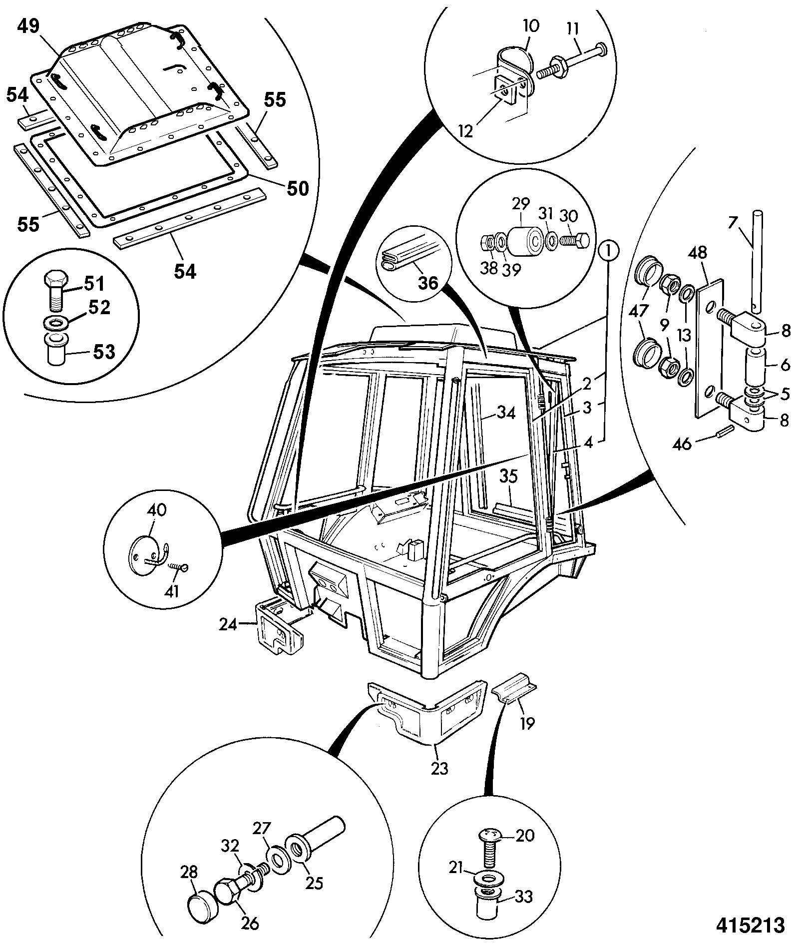 Кабина 128/12498 JCB