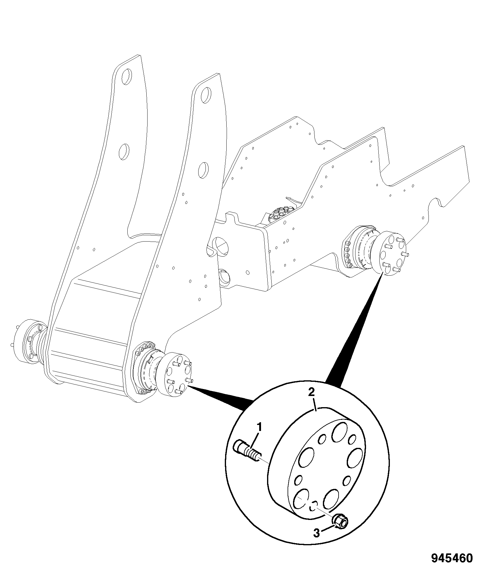 гайка 826/01732 JCB