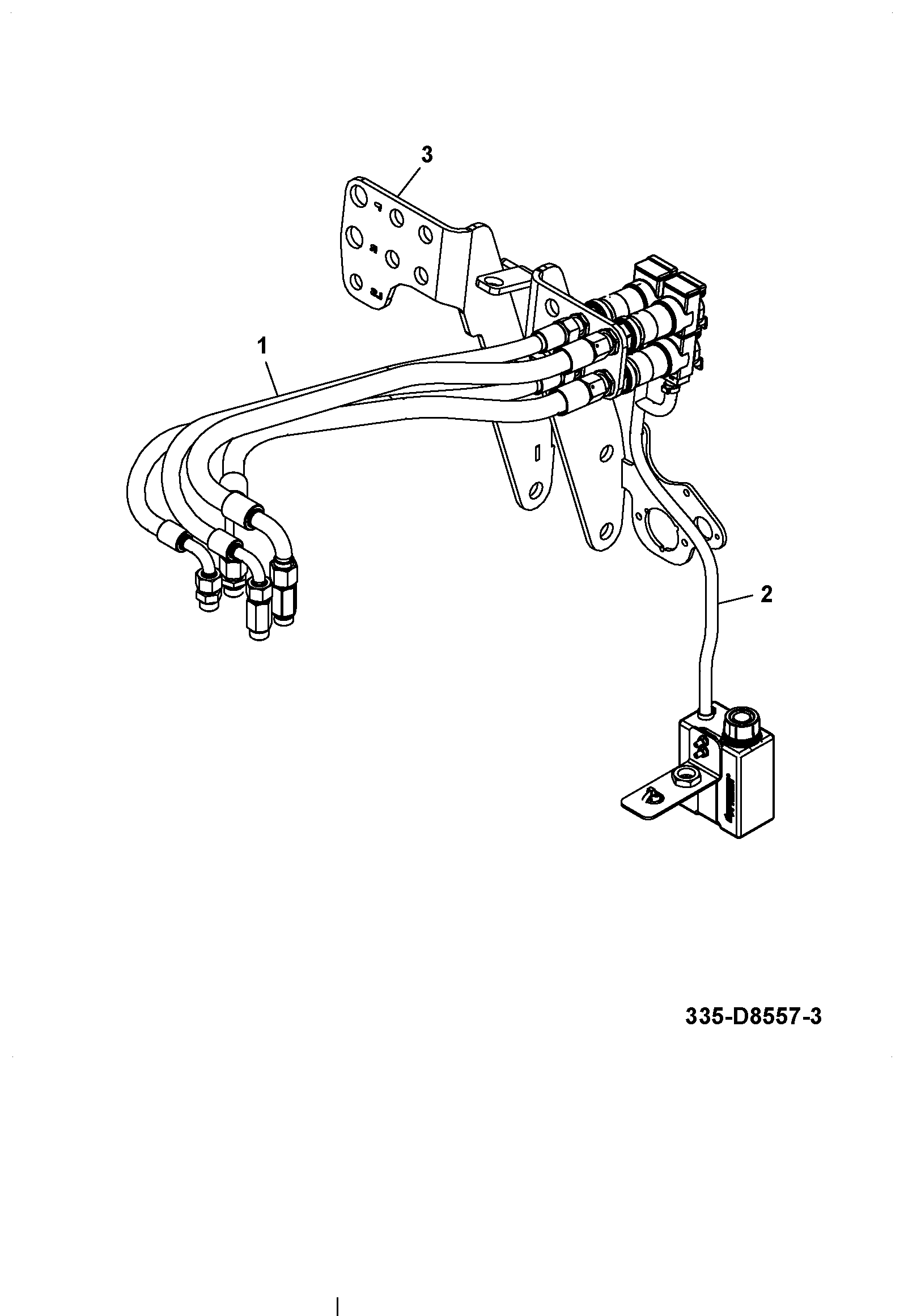 Шланг 335/B7249 JCB