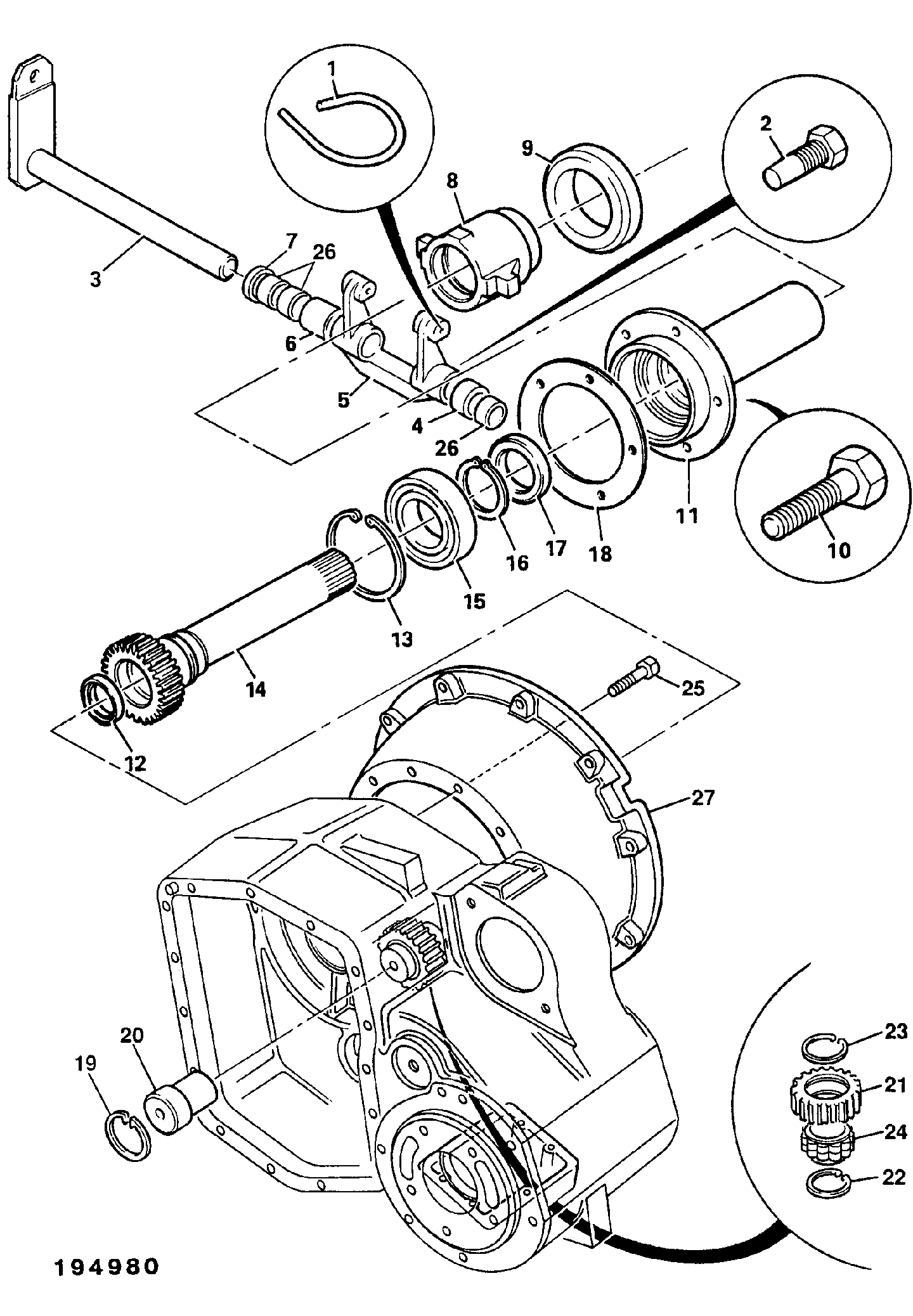 Корпус 454/70003 JCB