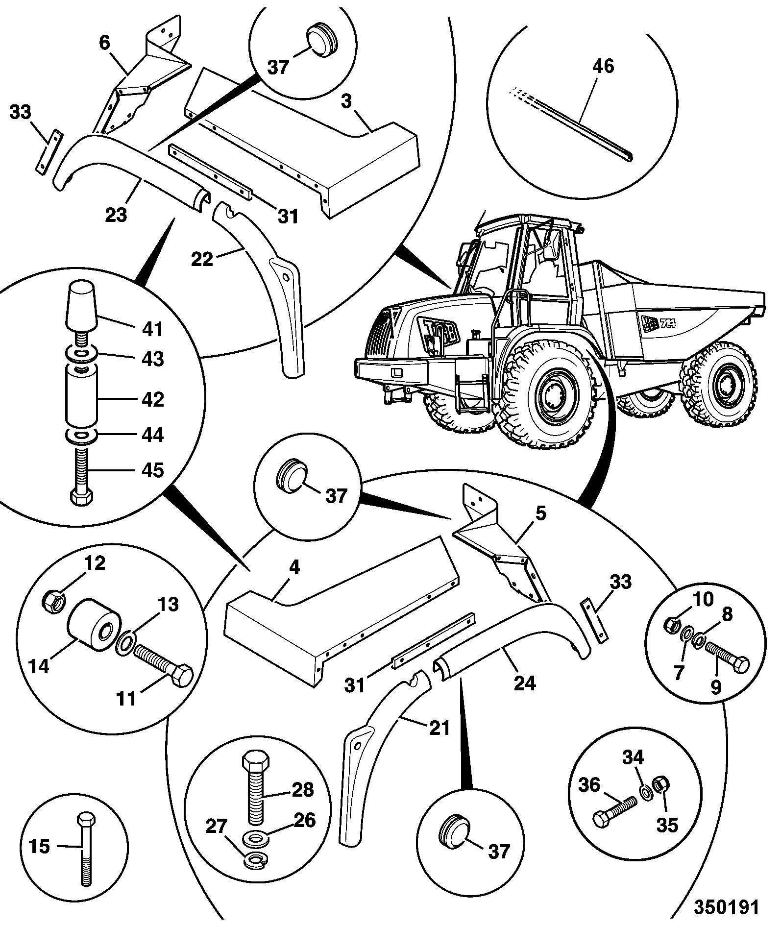 Крыло 331/13194 JCB