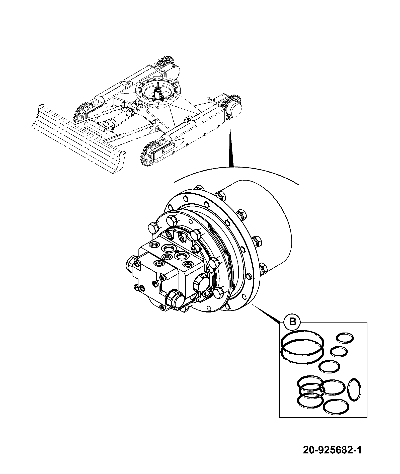 Коробка передач 20/925682 JCB