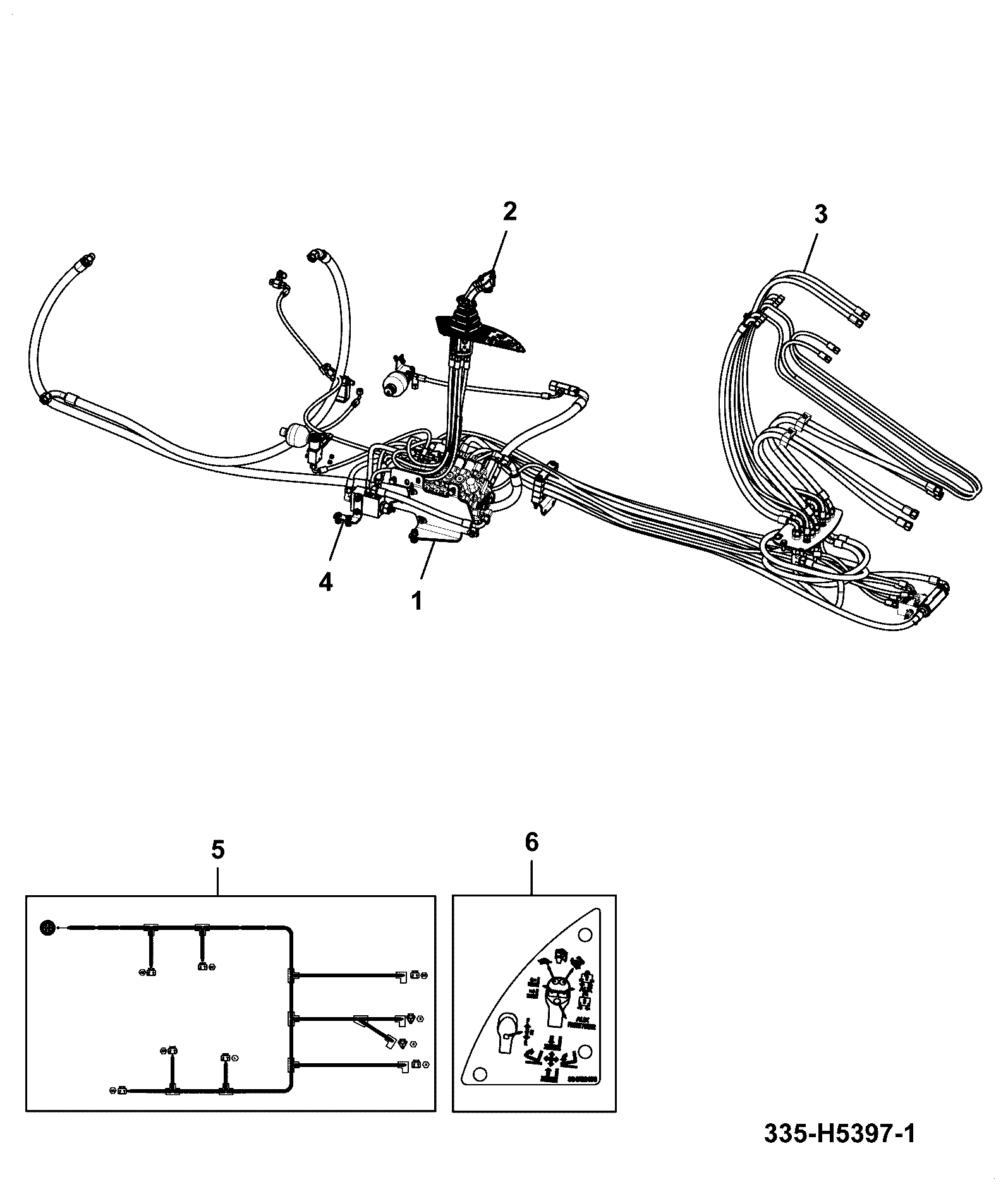 Наклейка 335/F0082 JCB