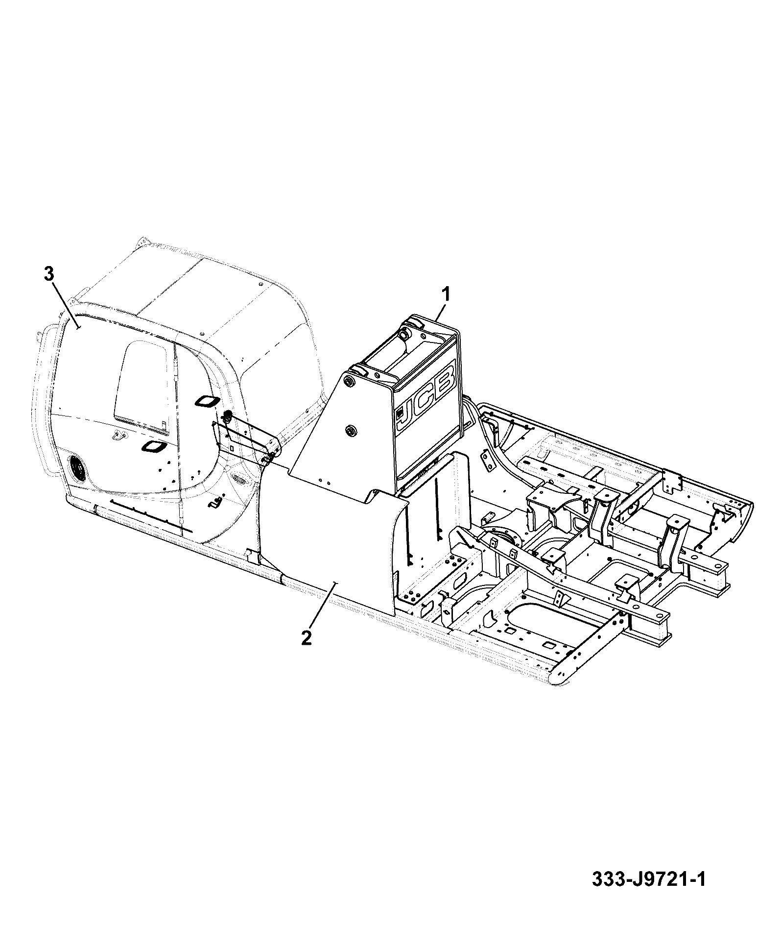 Дверь 333/J7356 JCB