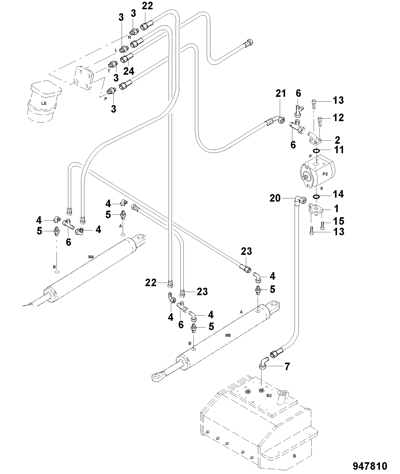 Кольцо уплотнительное 2772/02425 JCB