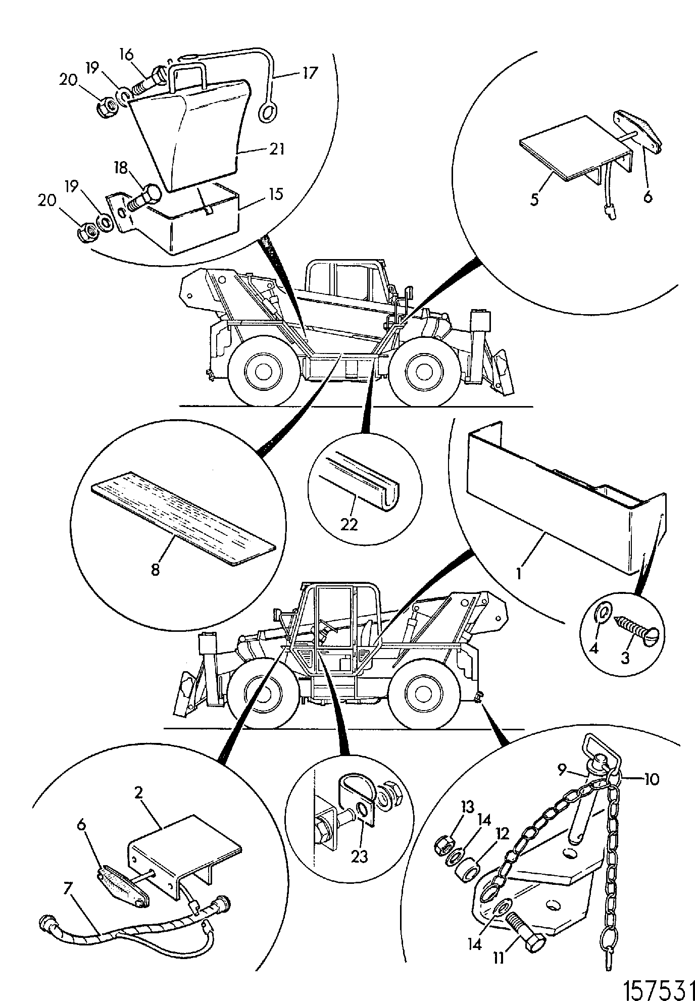 Инструмент 157/66700 JCB