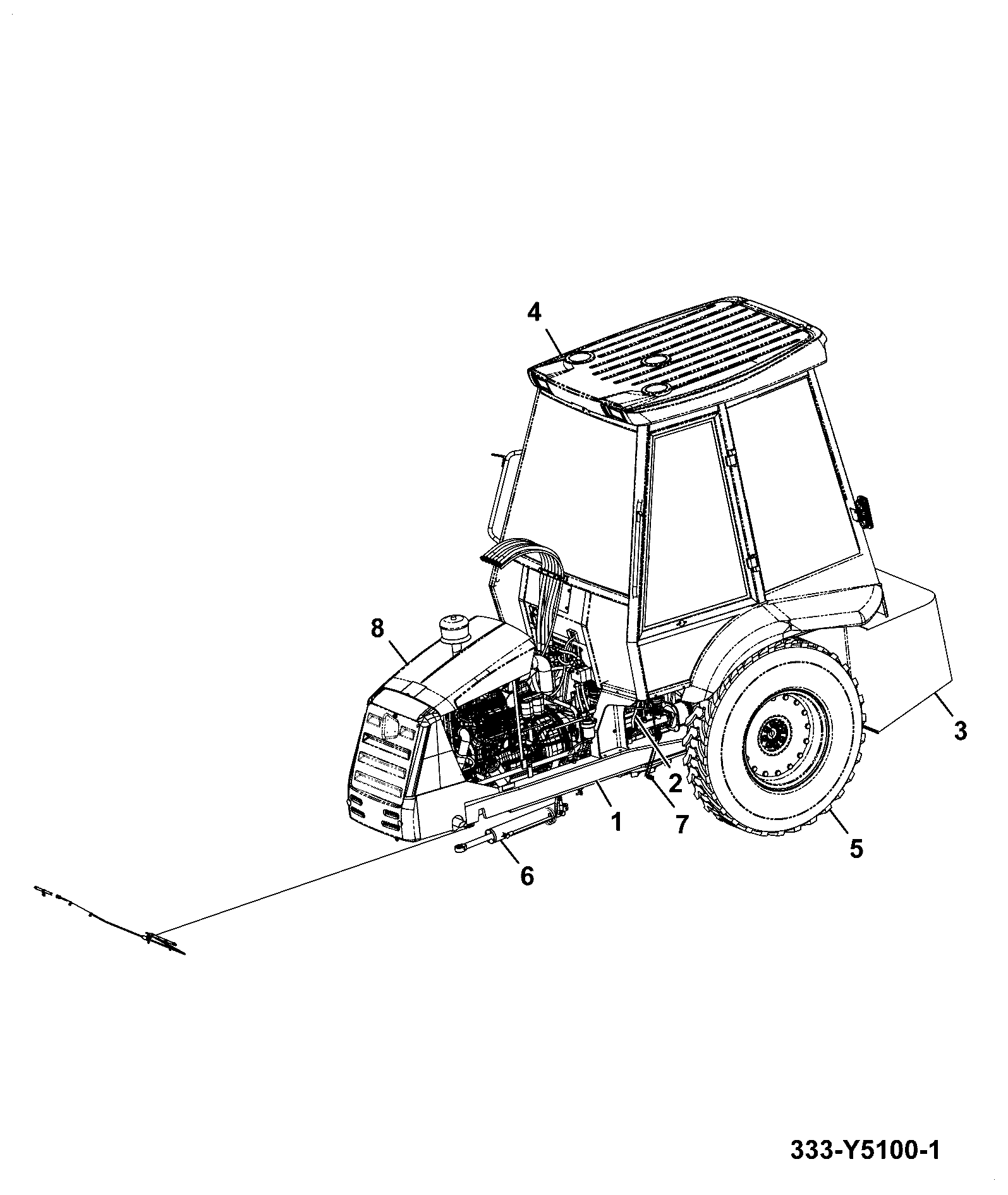 Контур 332/Y2565 JCB