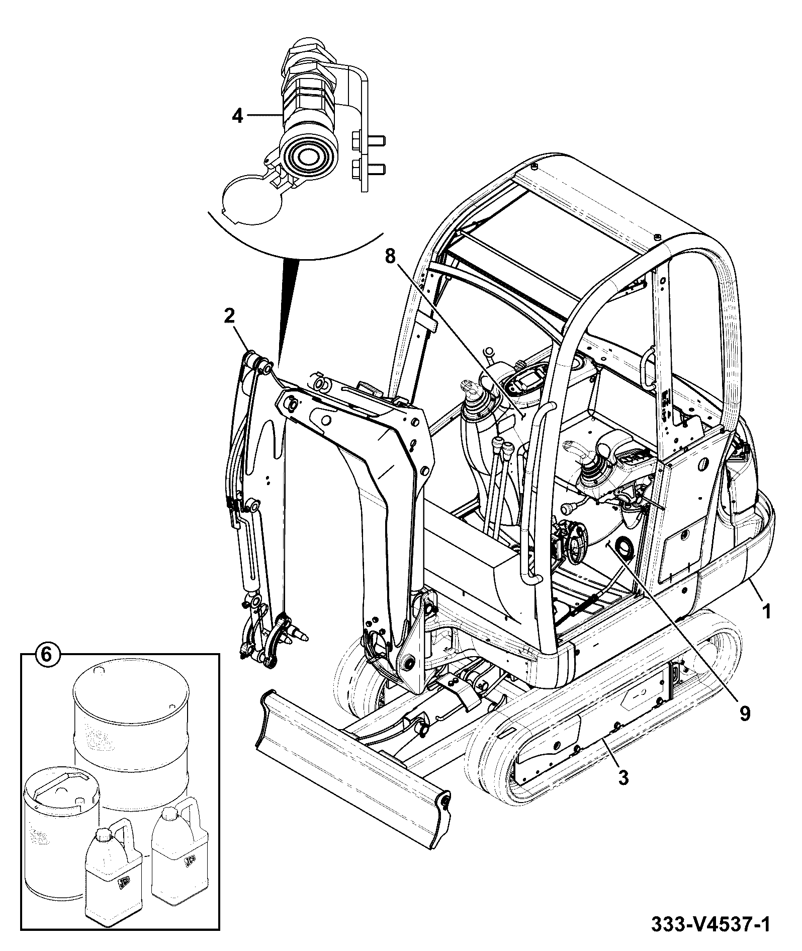 Сборка 333/V4170 JCB