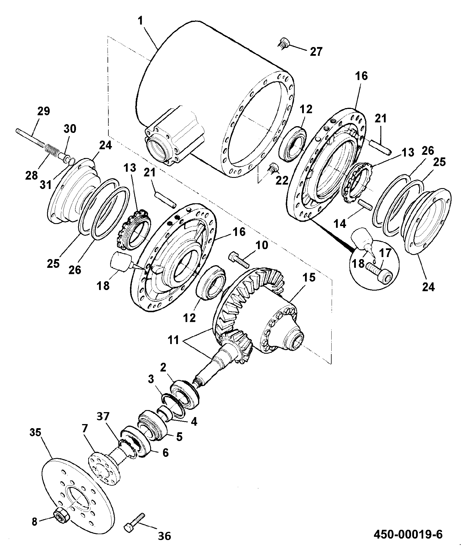 Переходник 458/M6325 JCB