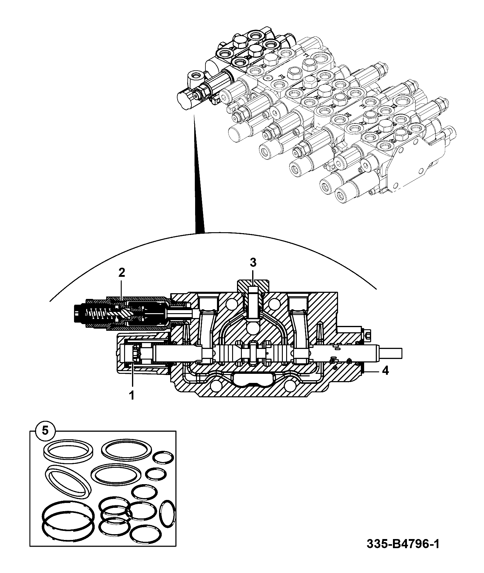 Комплект 335/B8770 JCB