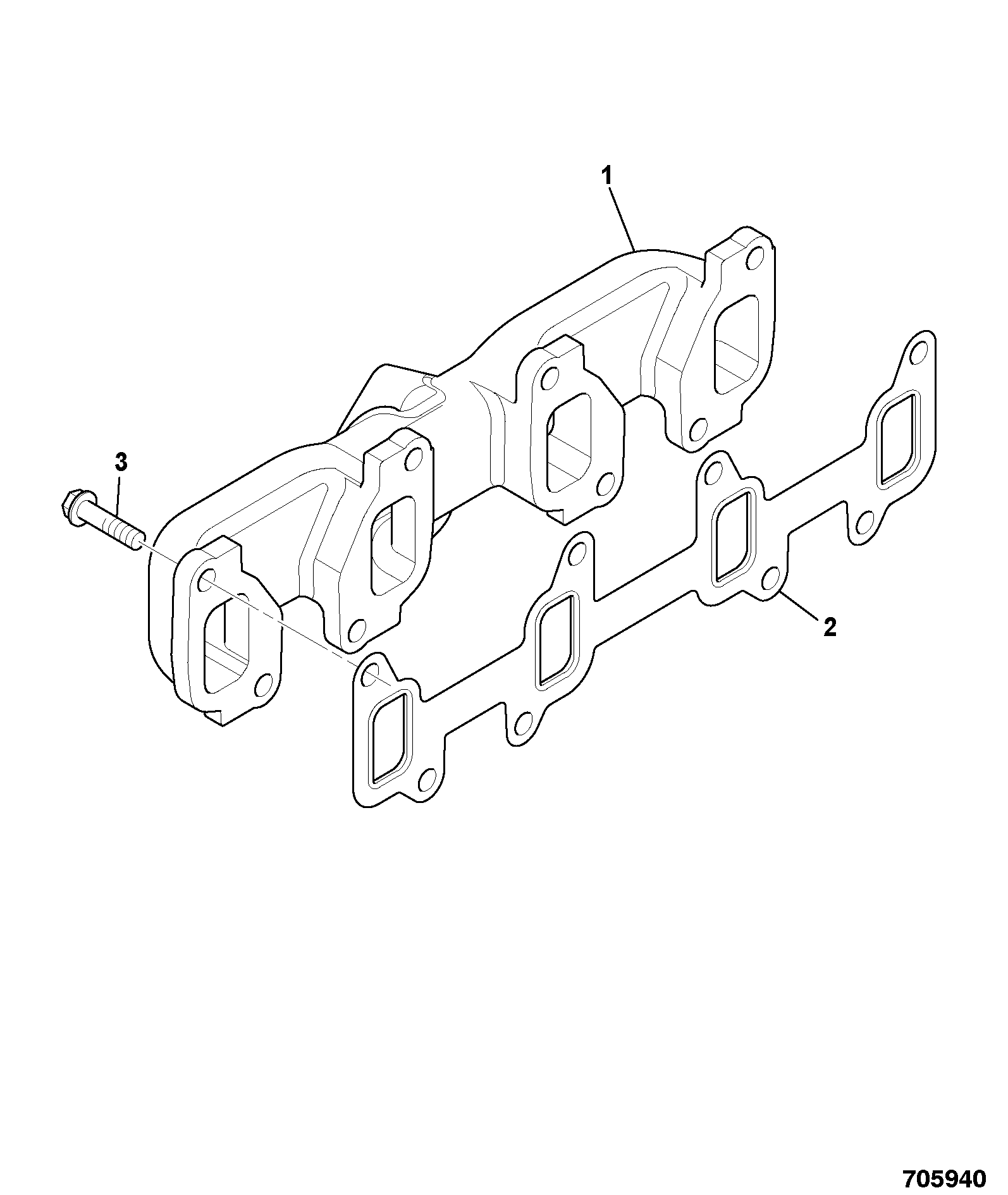 Коллектор 02/203195 JCB