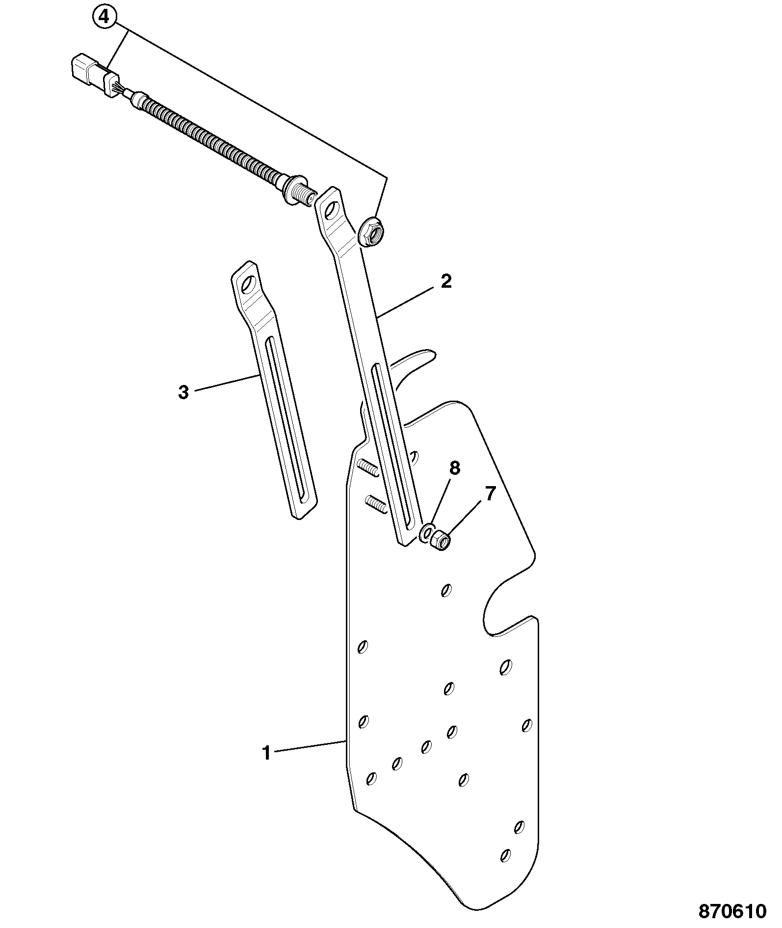 Пластина 331/62933 JCB