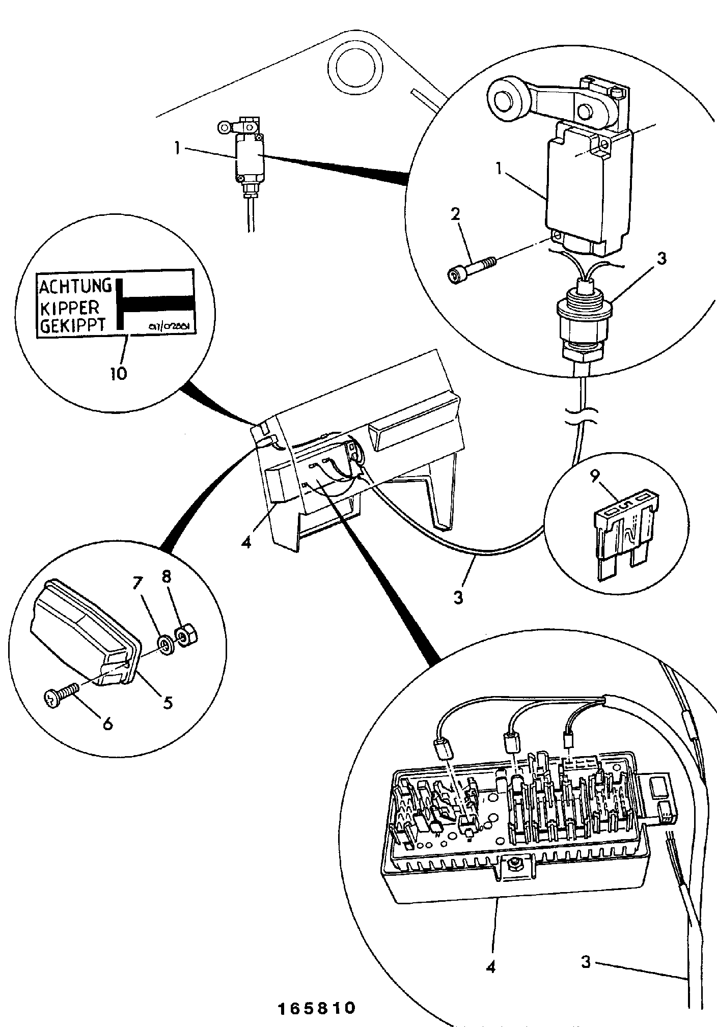 Жгут проводов 719/39800 JCB