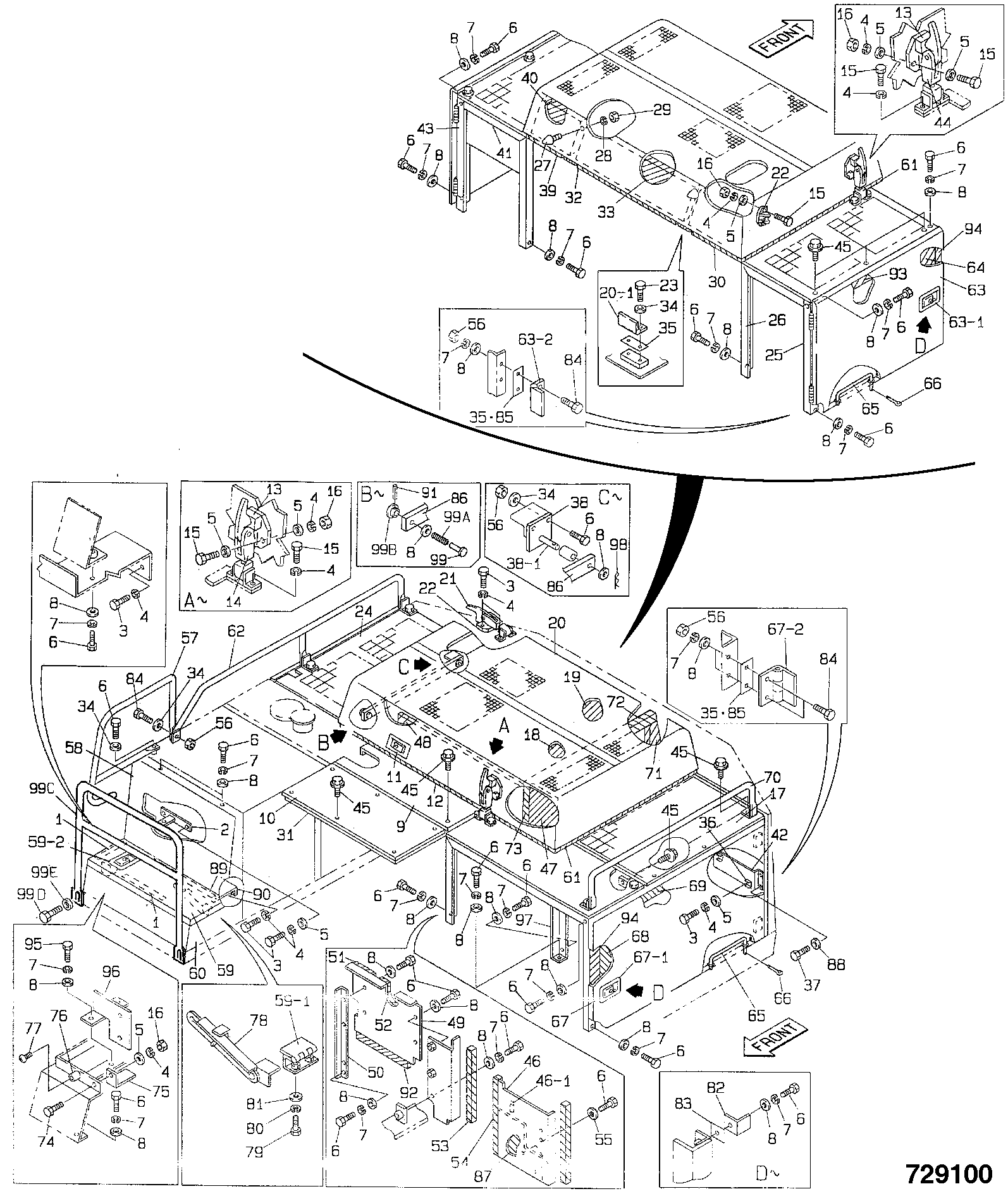 Растяжка JNN0004 JCB