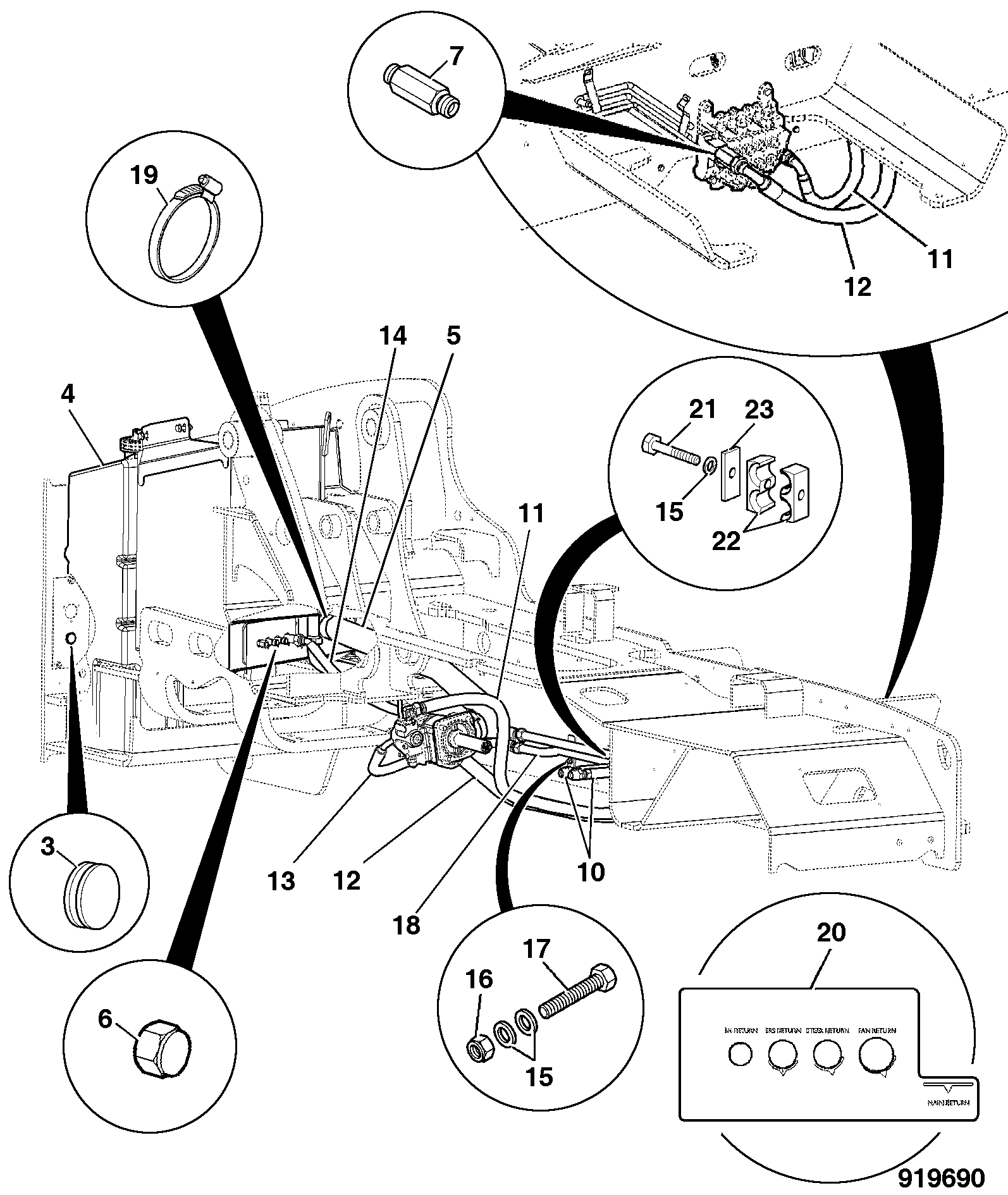 Шланг 332/D2104 JCB