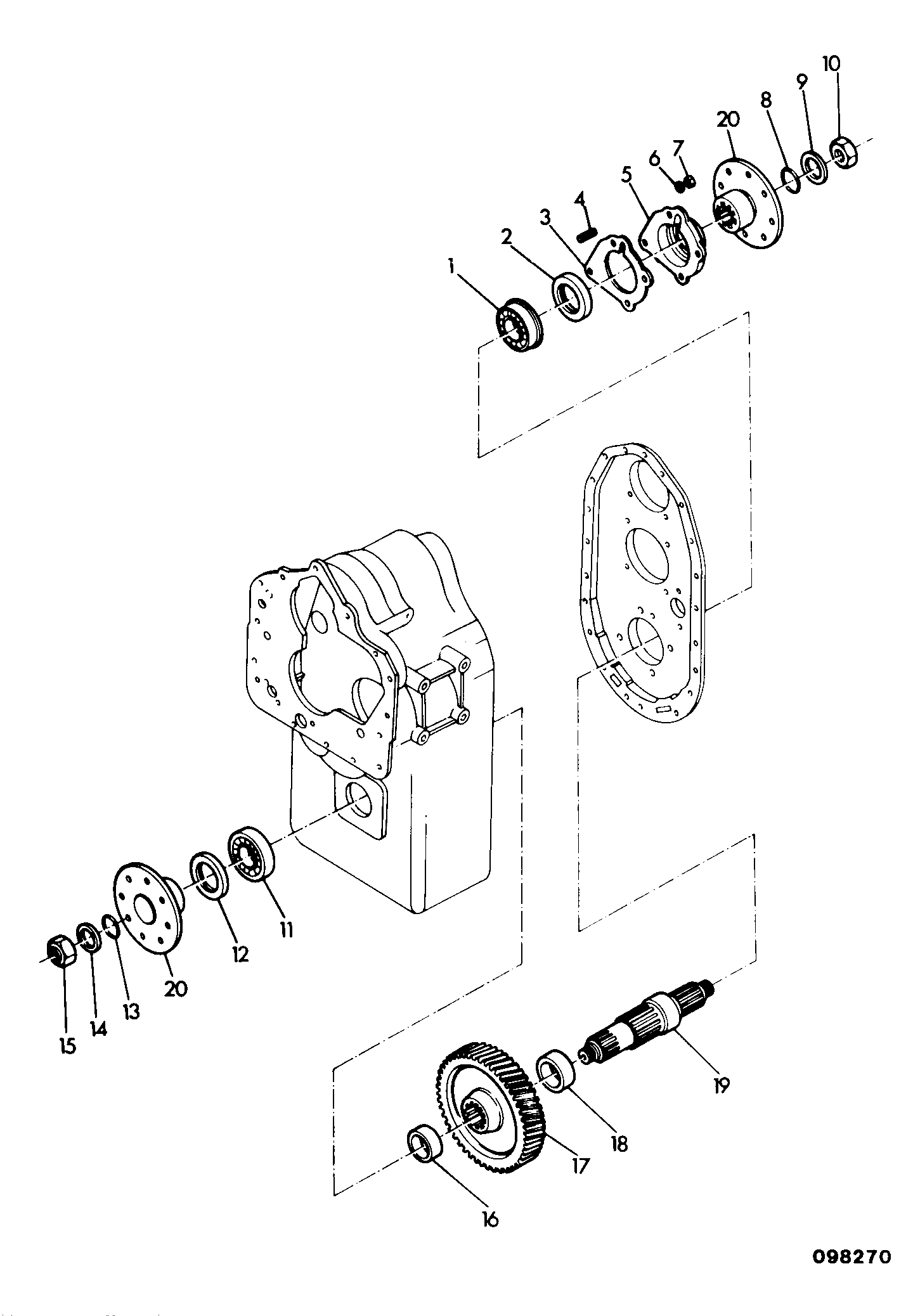 Фланец 241676 JCB