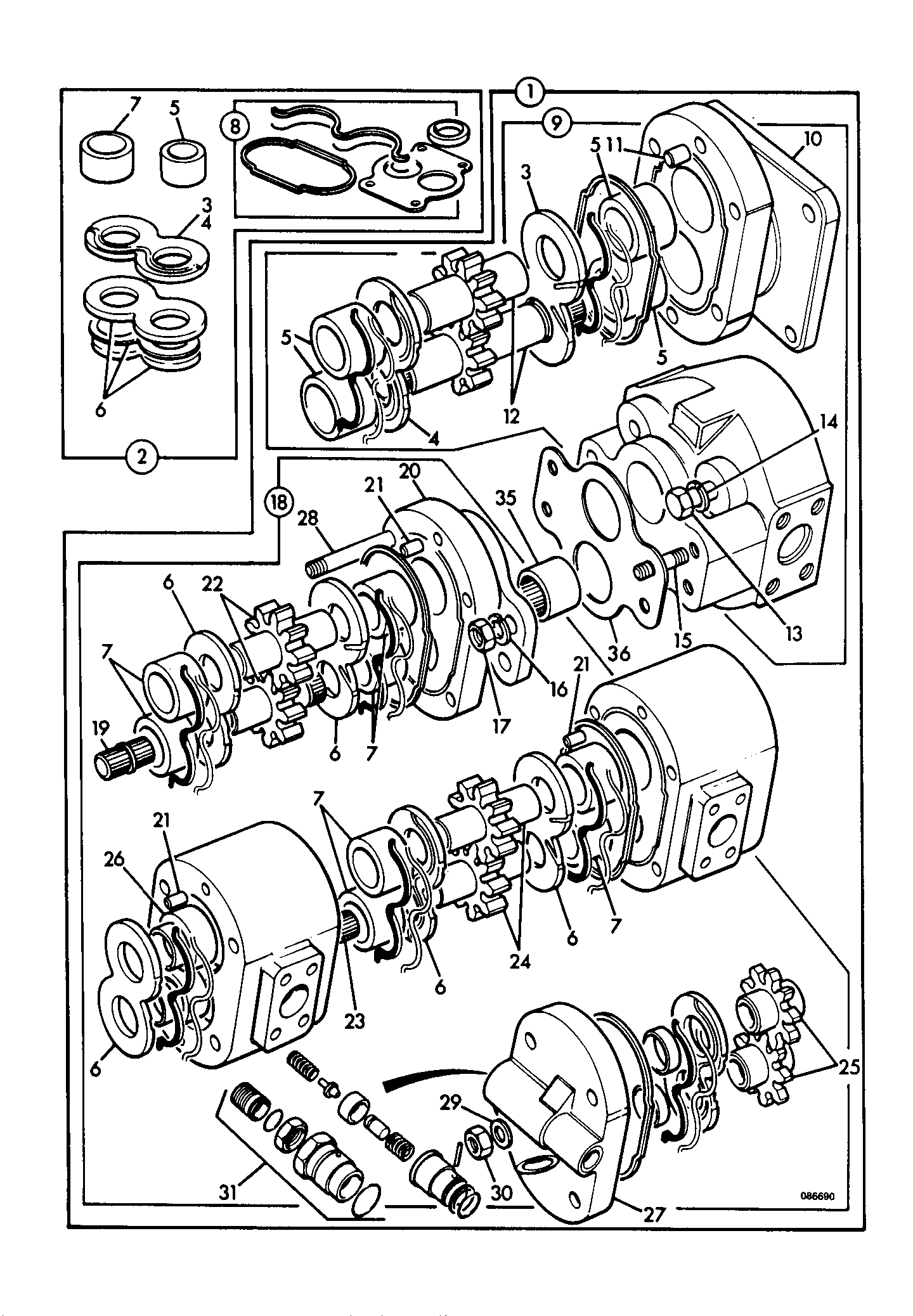 Гайка 920/01592 JCB