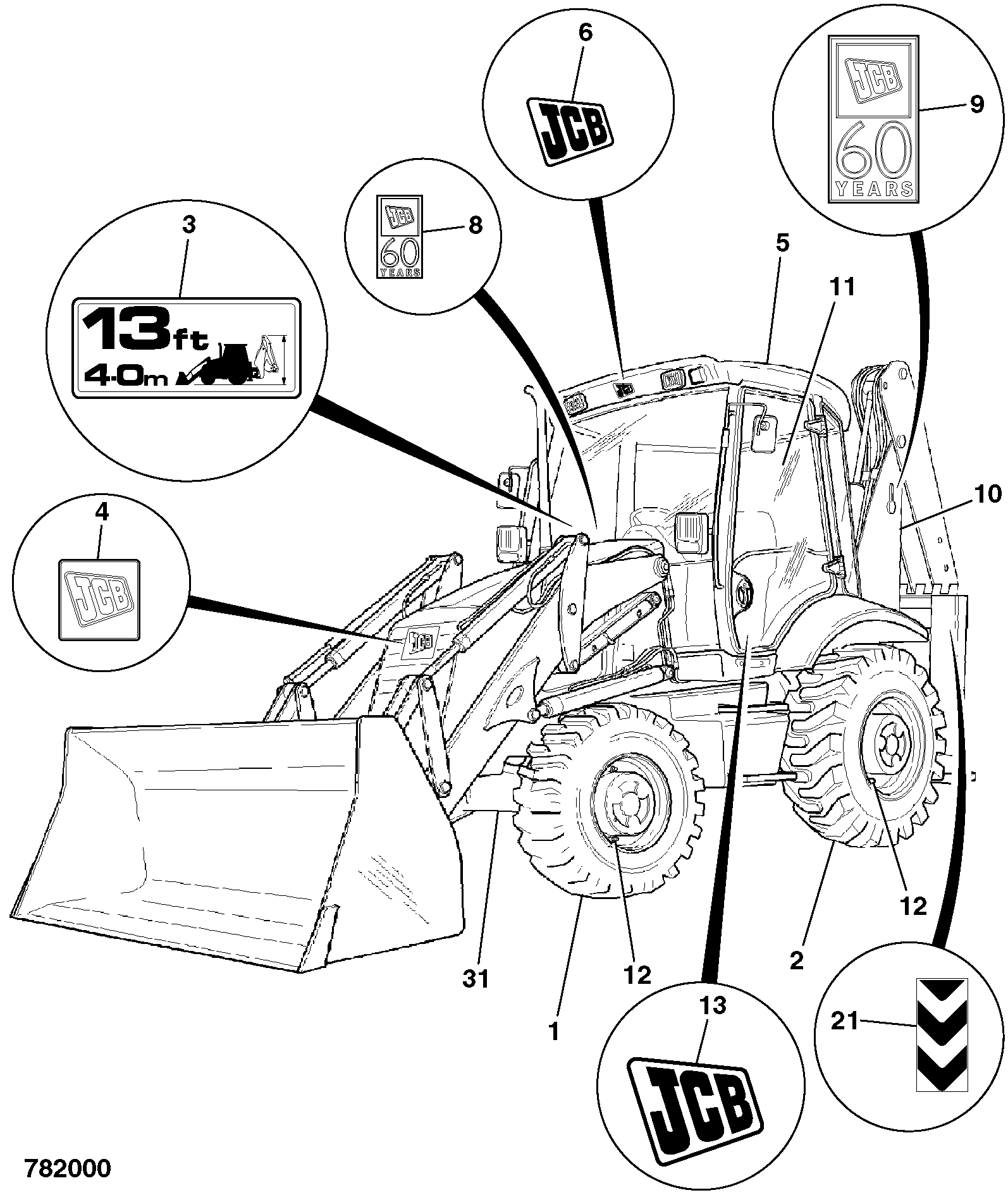 колесо 331/50809 JCB