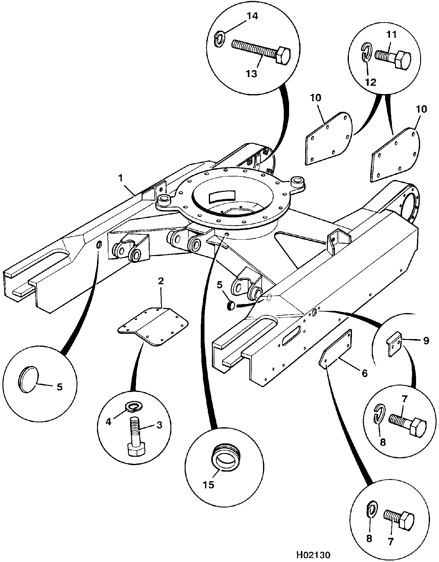 Ходовая часть 232/20600 JCB