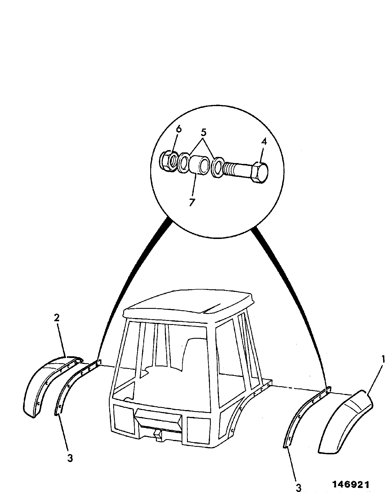 крыло 123/02298 JCB