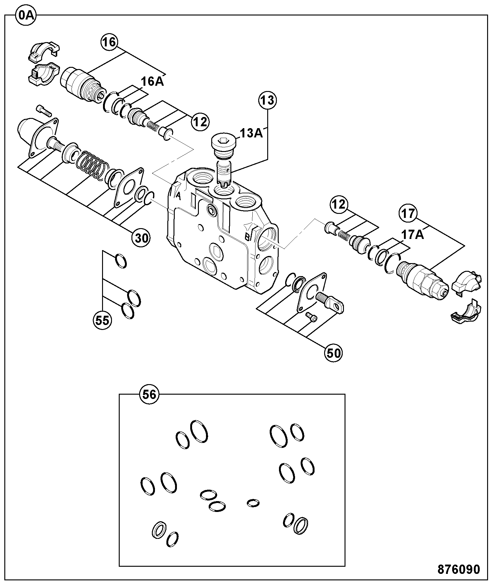 Клапан 25/223496 JCB