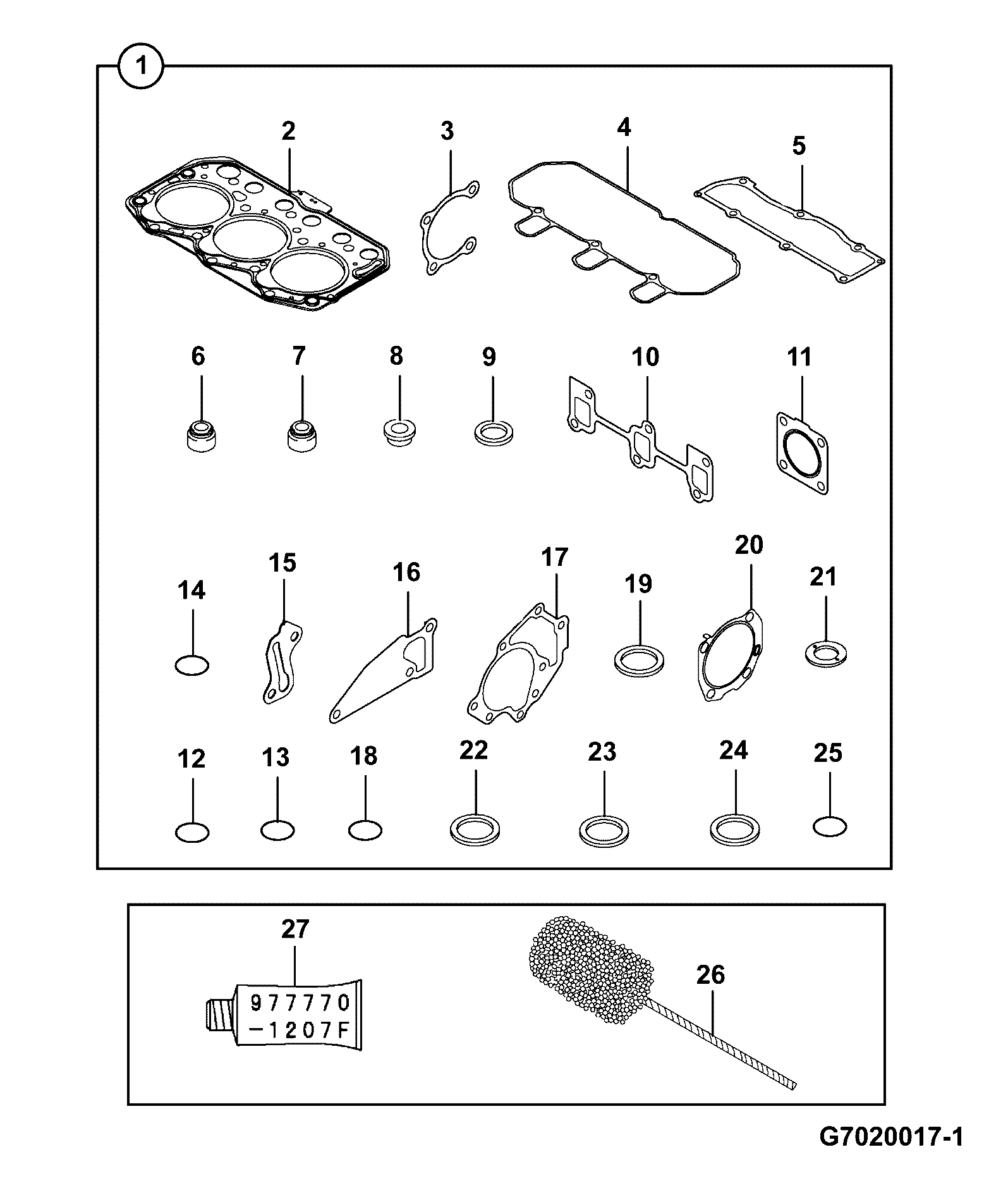 уплотнение 02/971702 JCB