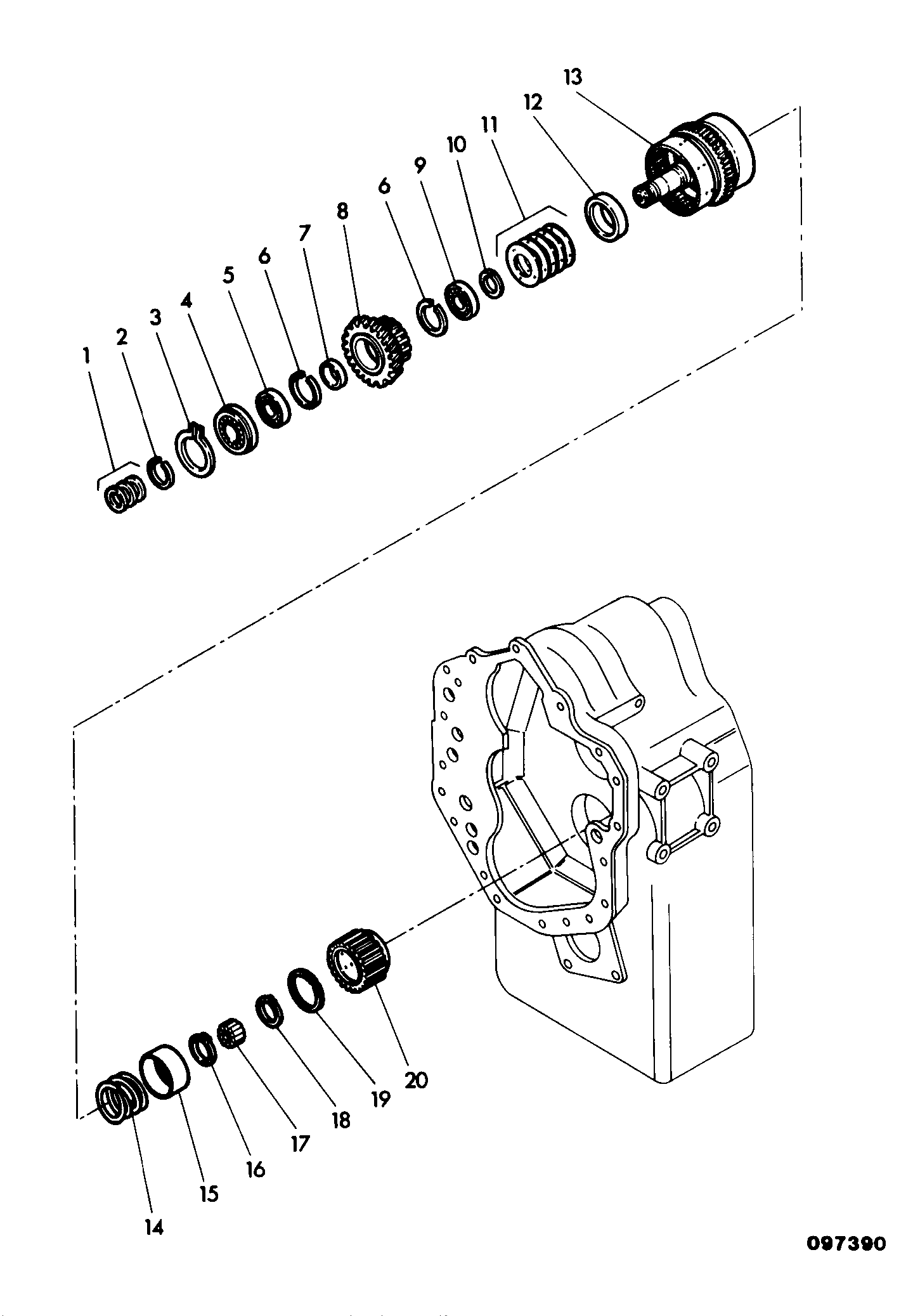 кольцо 224083 JCB