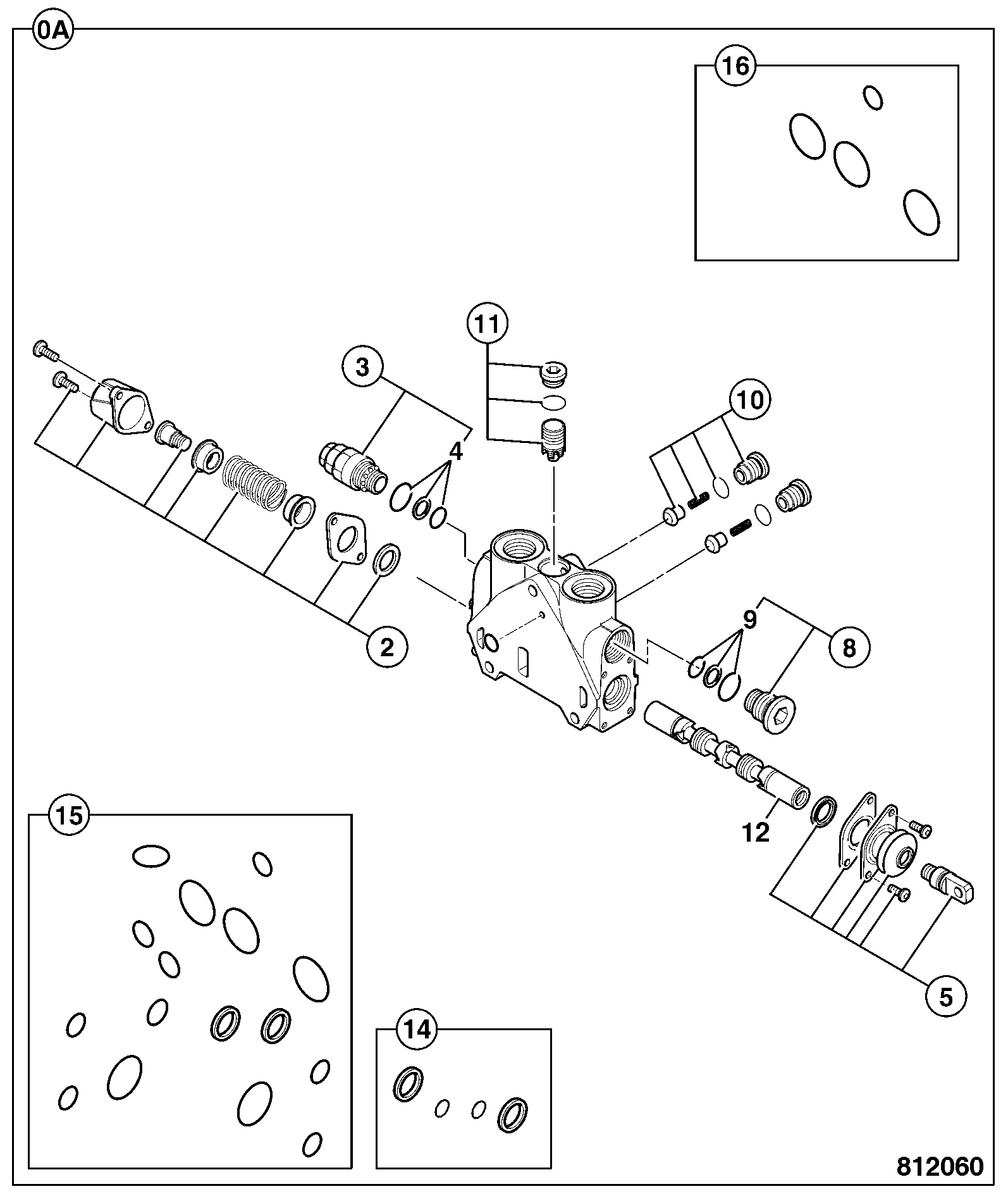 Комплект 332/C4788 JCB