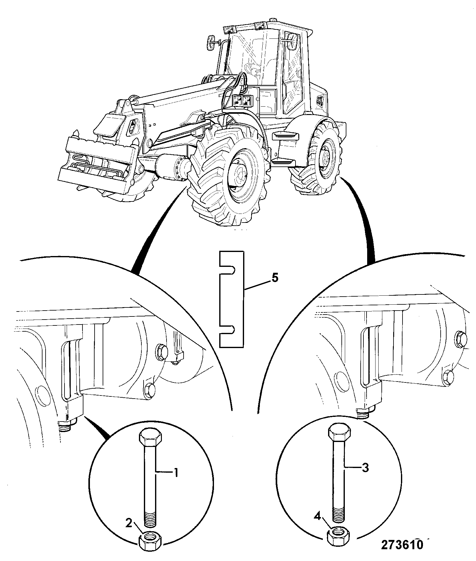болт 1315/4032Z JCB