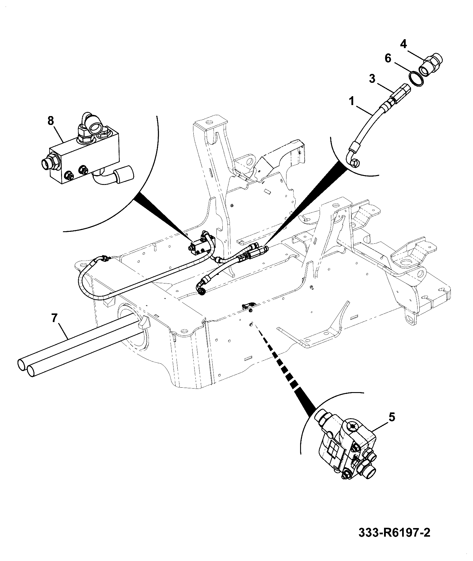 Рулевое управление 333/R6265 JCB