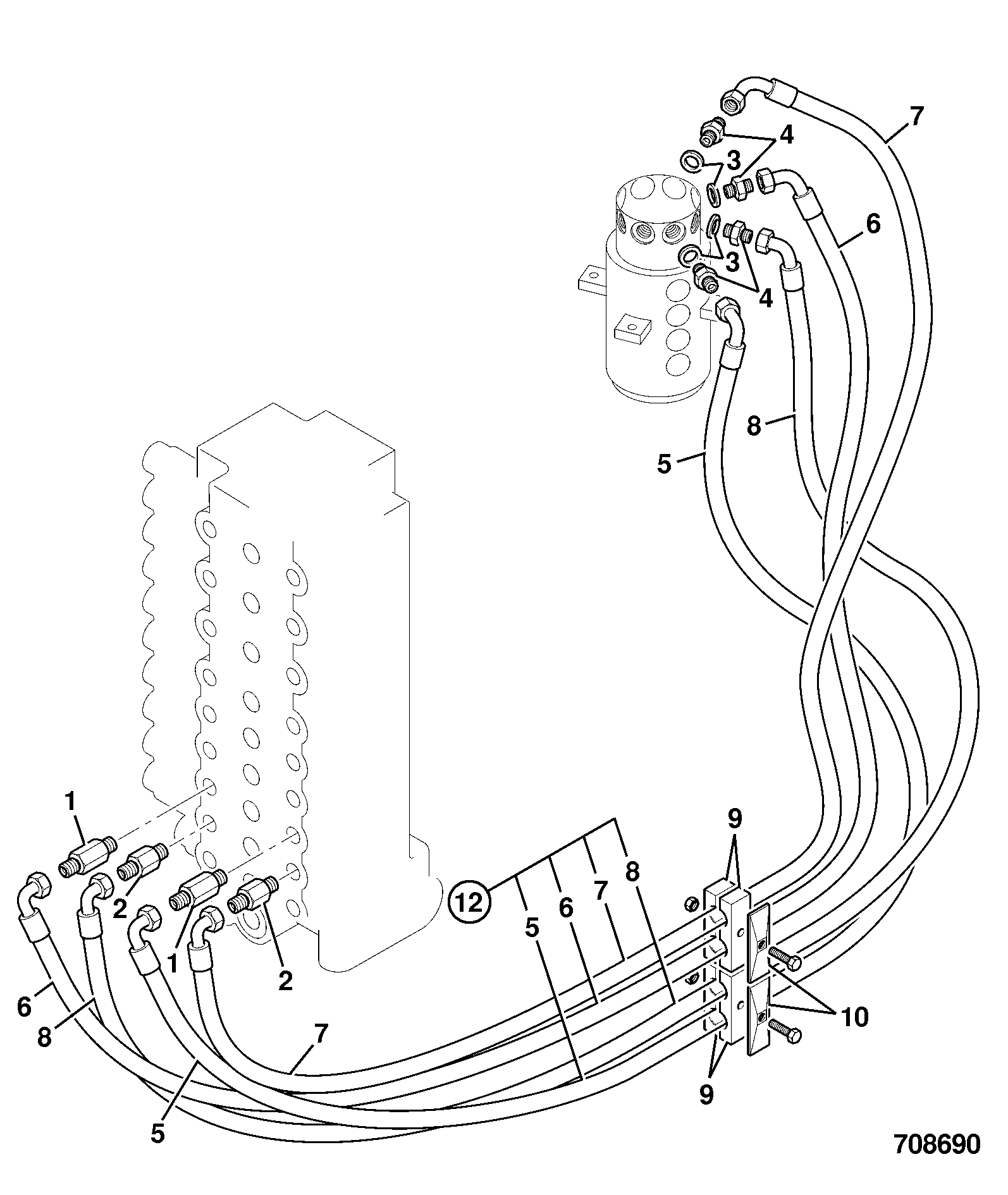 Шланг 629/80016 JCB