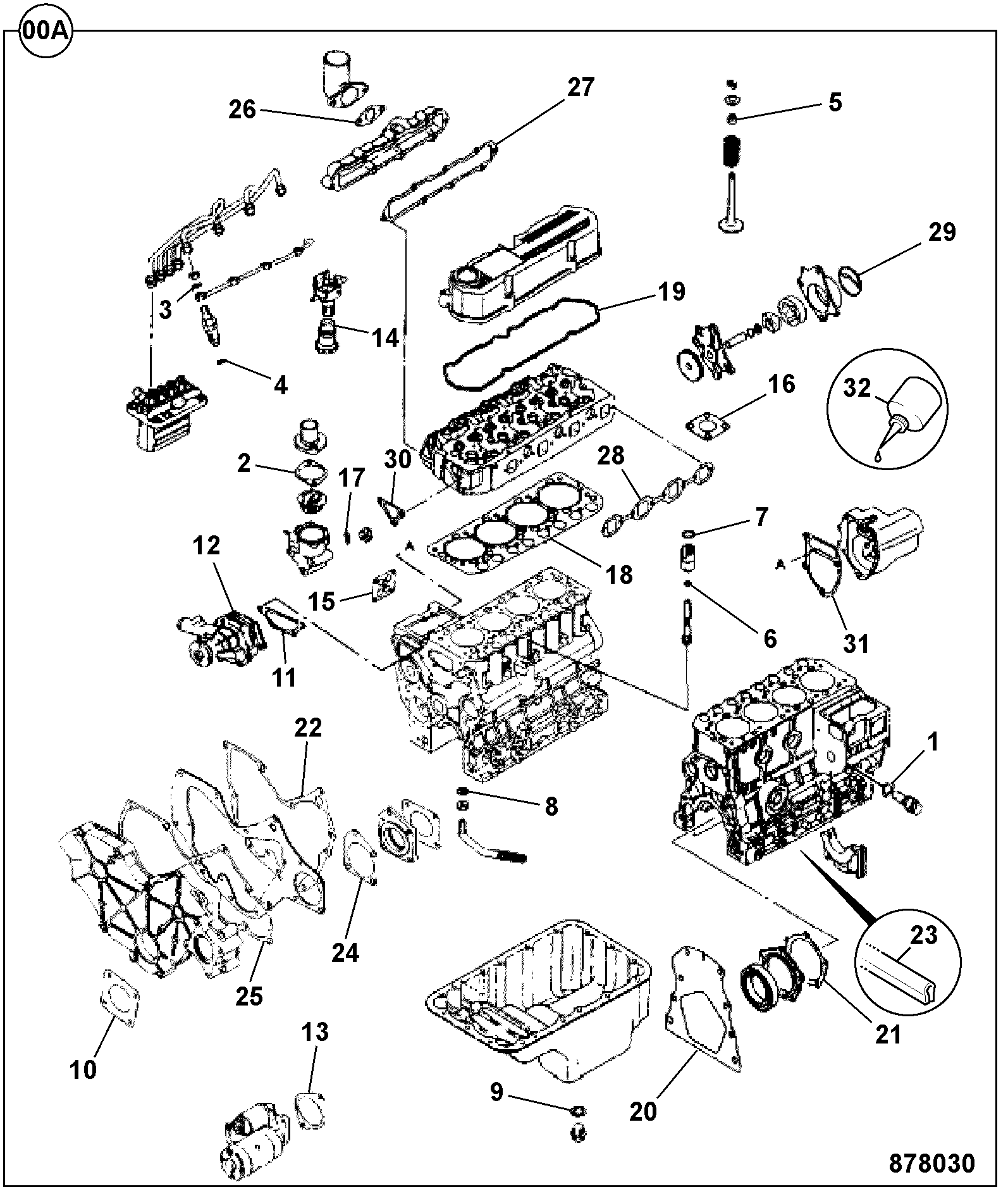 прокладка 331/90364 JCB