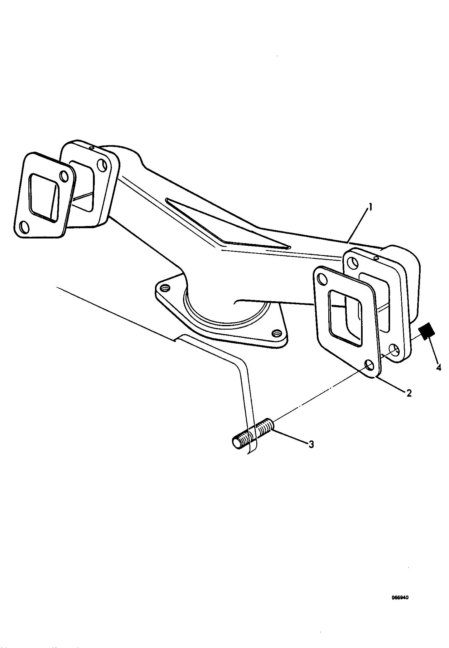 Коллектор 02/101352 JCB