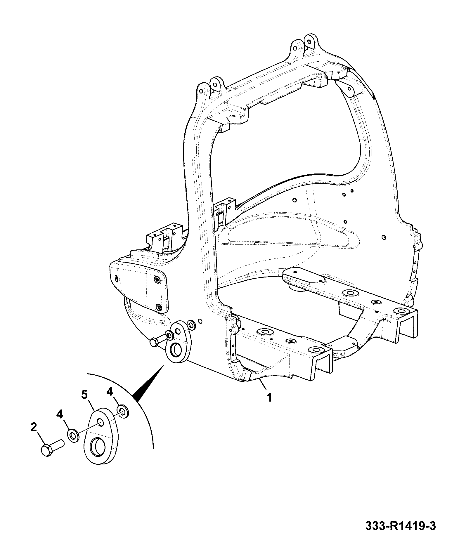Противовес 333/R0046 JCB