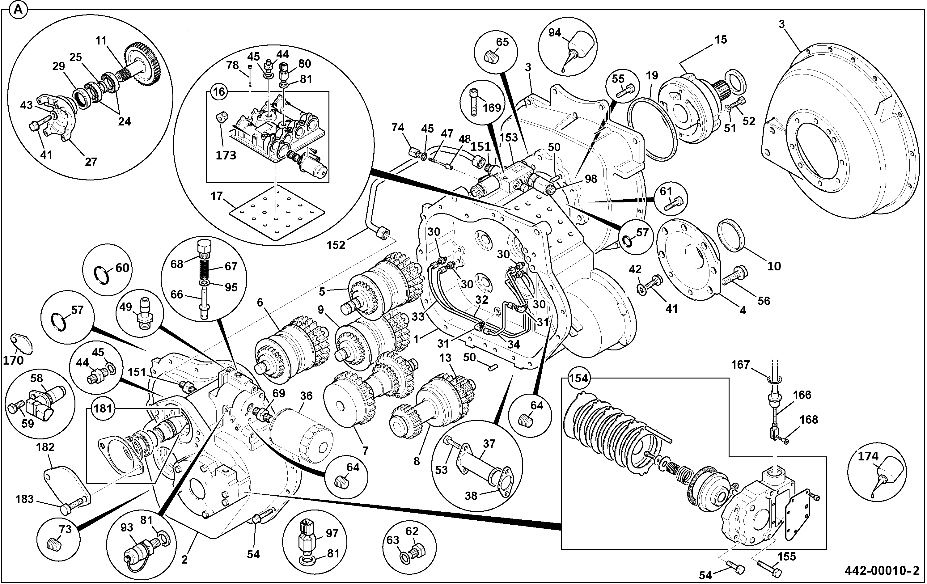 Комплект 459/10245 JCB